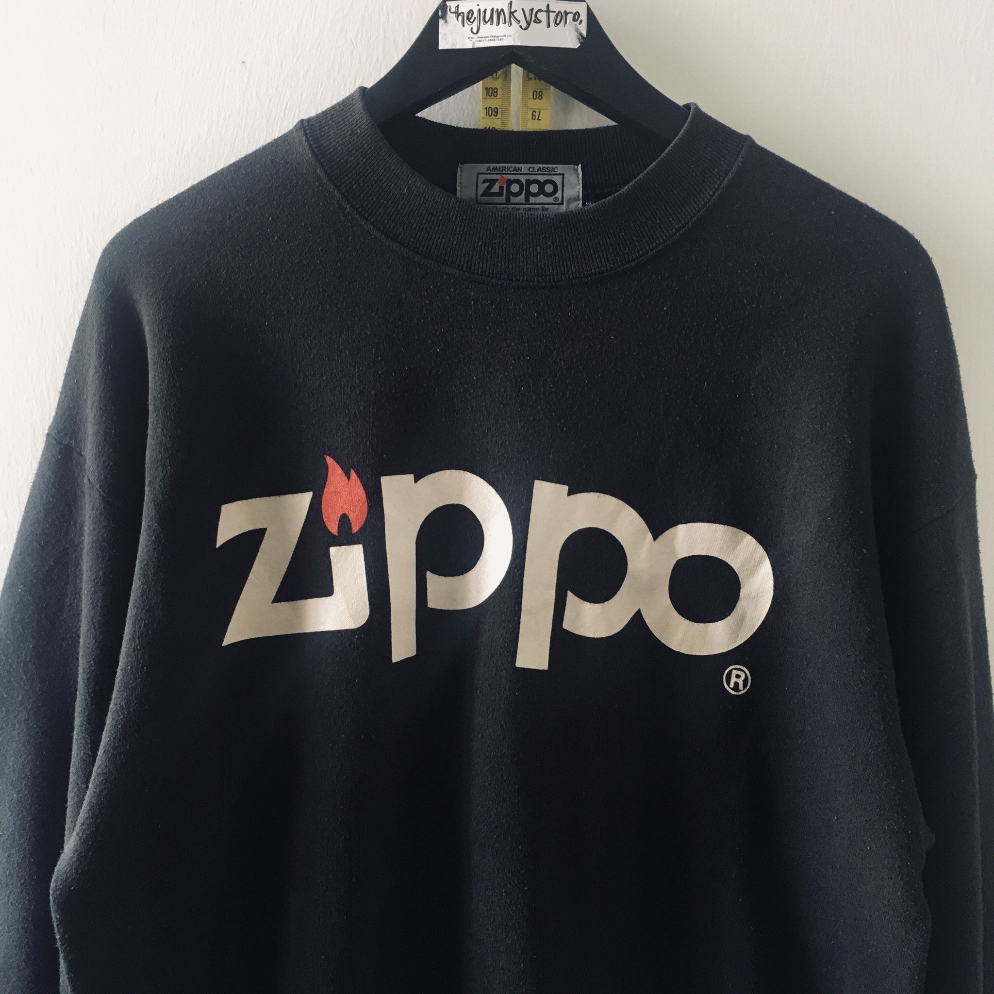 Vintage Vintage 90s x Zippo Sweatshirt x Fruit Of The Loom Size US L / EU 52-54 / 3 - 2 Preview