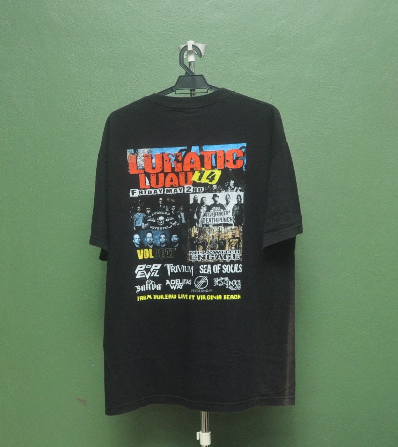 Band Tees × Japanese Brand × Vintage Vintage Lunatic Luau 14 Music Festival Shirt Size US XL / EU 56 / 4 - 1 Thumbnail