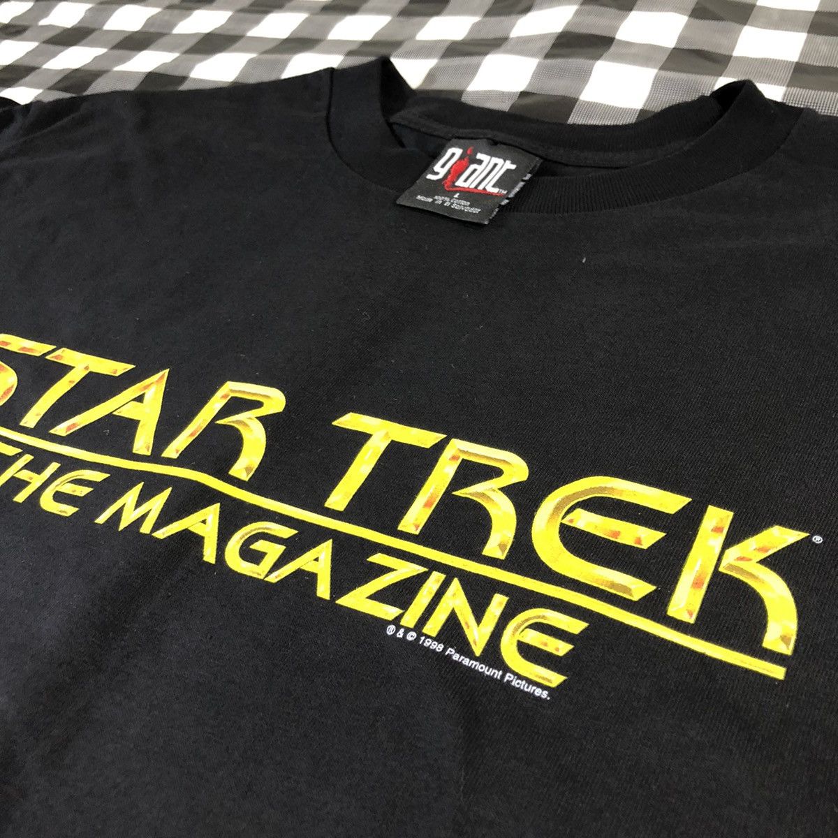Giant Star Trek The Magazine 1998 Paramount Movie Serie Vintage T Size US L / EU 52-54 / 3 - 2 Thumbnail