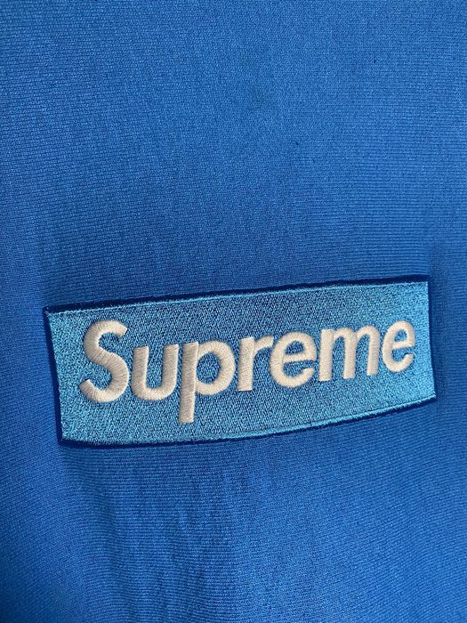 Supreme baby blue box logo crewneck sweatshirt Grailed