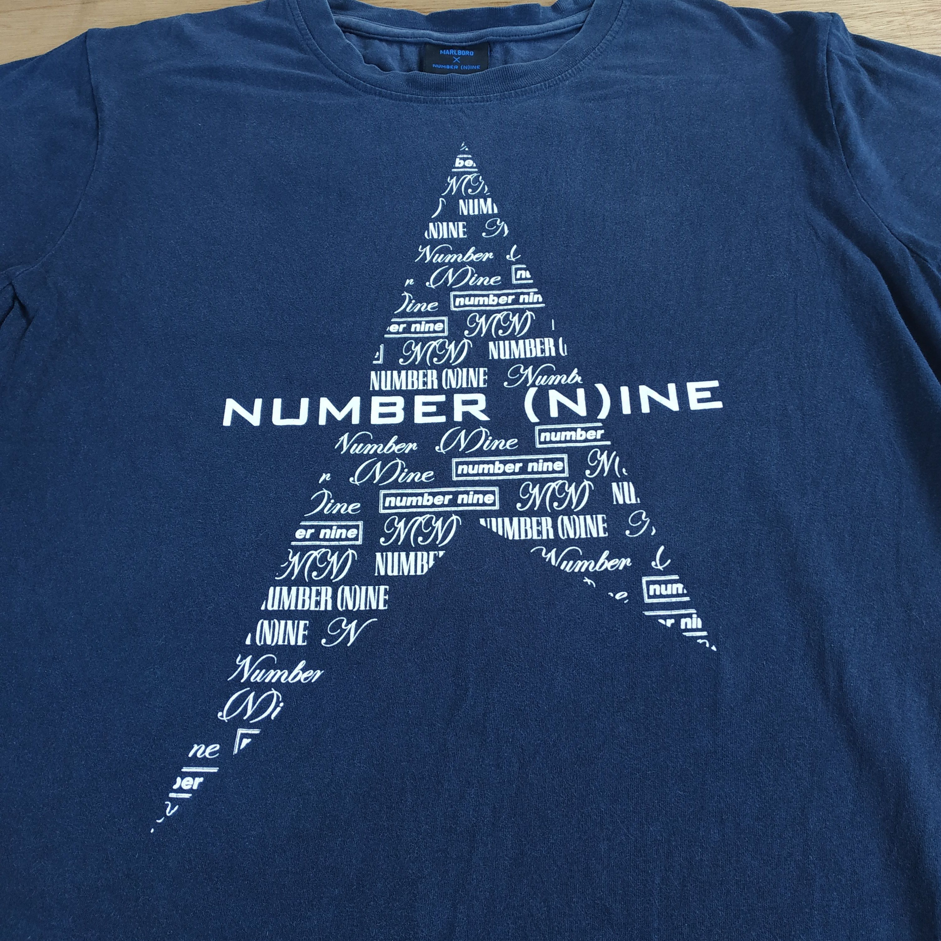 Japanese Brand × Marlboro × Number (N)ine NUMBER (N)INE x MARLBORO T-SHIRTS Size US M / EU 48-50 / 2 - 2 Thumbnail