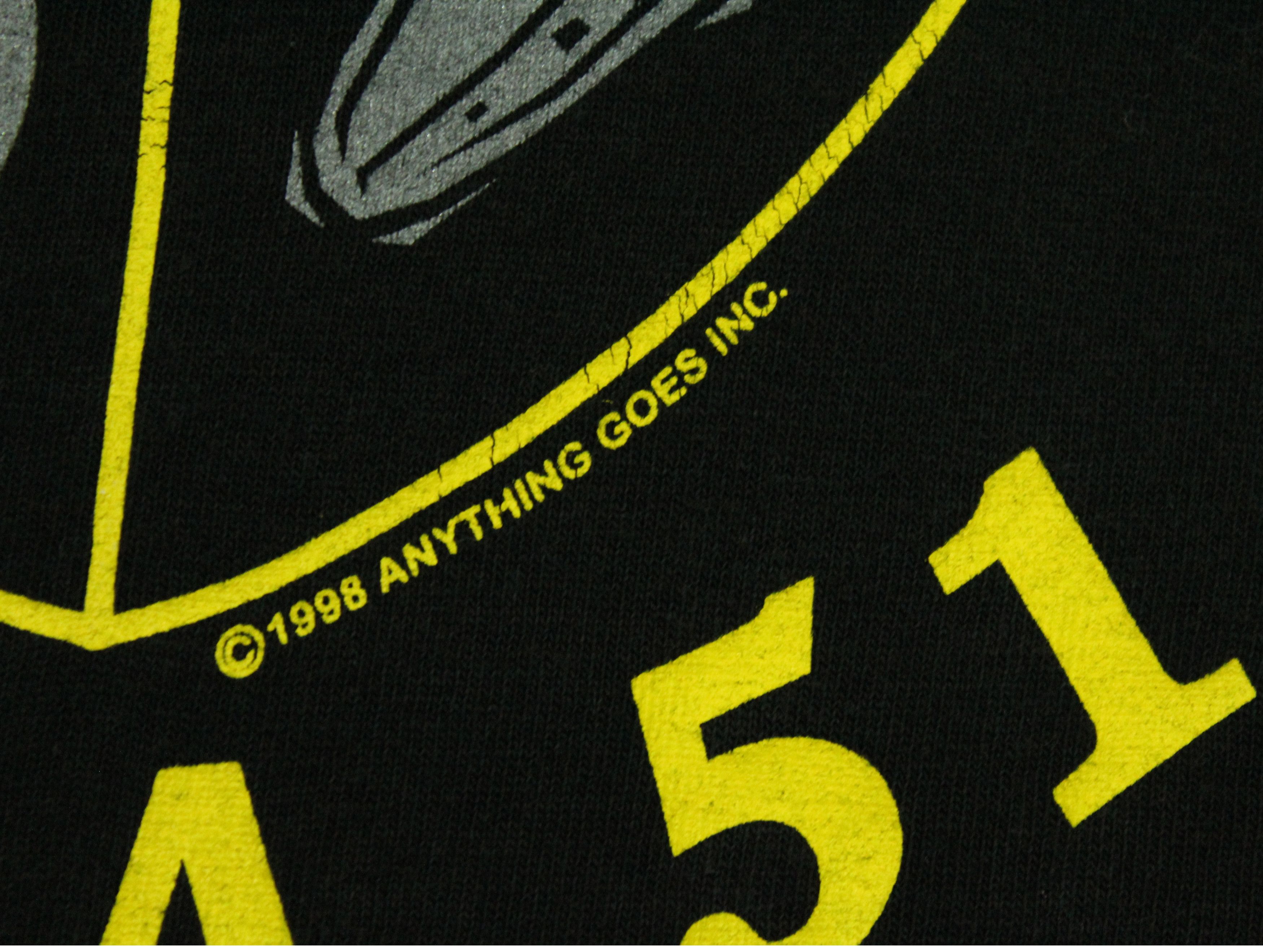 Vintage Vintage 90s UNIVERSITY OF AREA 51 T Shirt Alien Size US XL / EU 56 / 4 - 7 Thumbnail