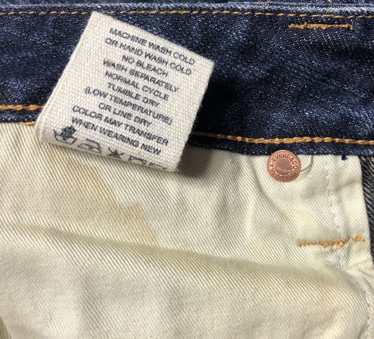 Evisu evisu selvedge jeans Size US 34 / EU 50 - 7 Thumbnail