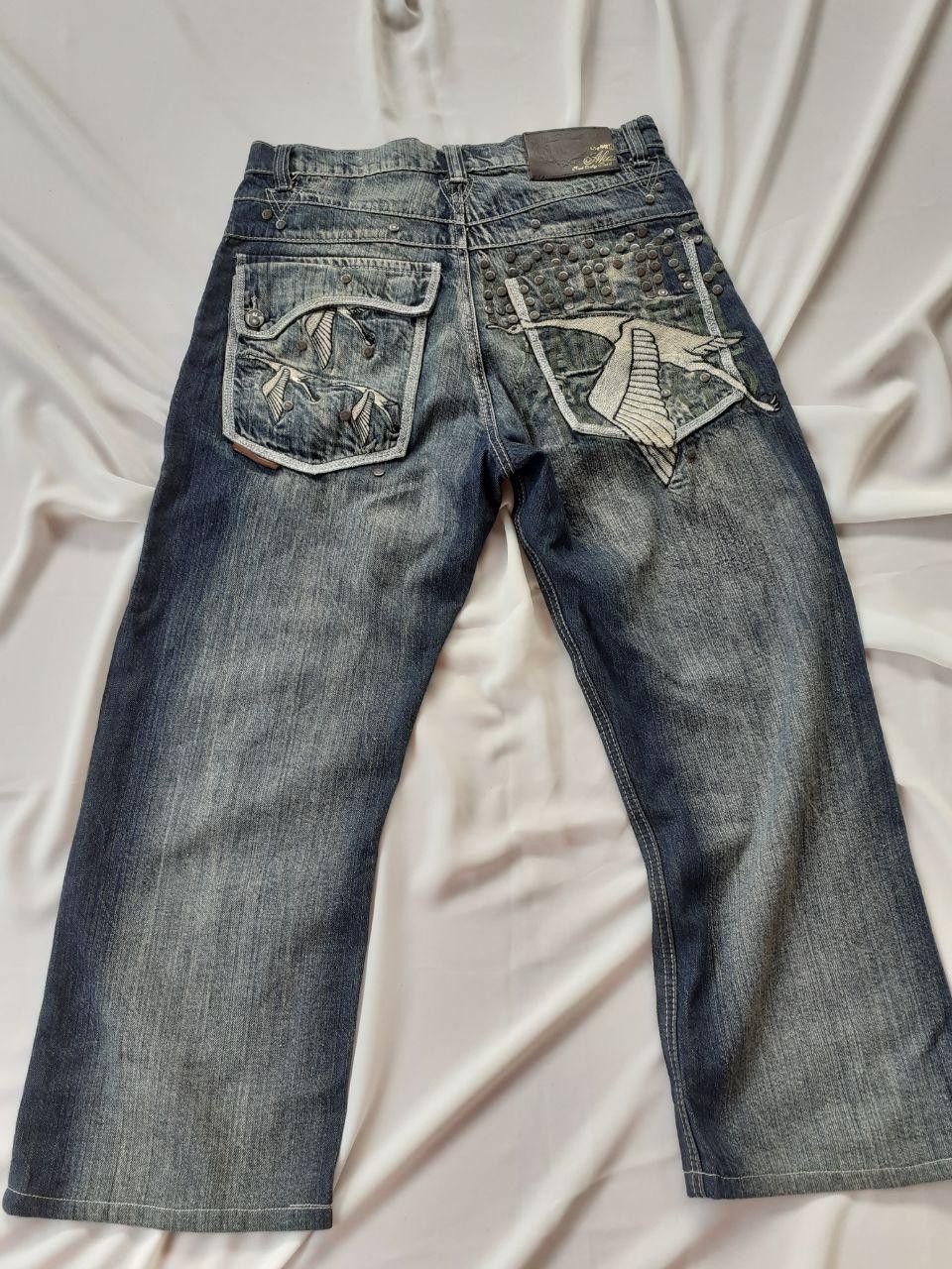Akademiks Dope! AKDMKS Akademiks Roll Up Patch Knee Cargo Jeans | Grailed