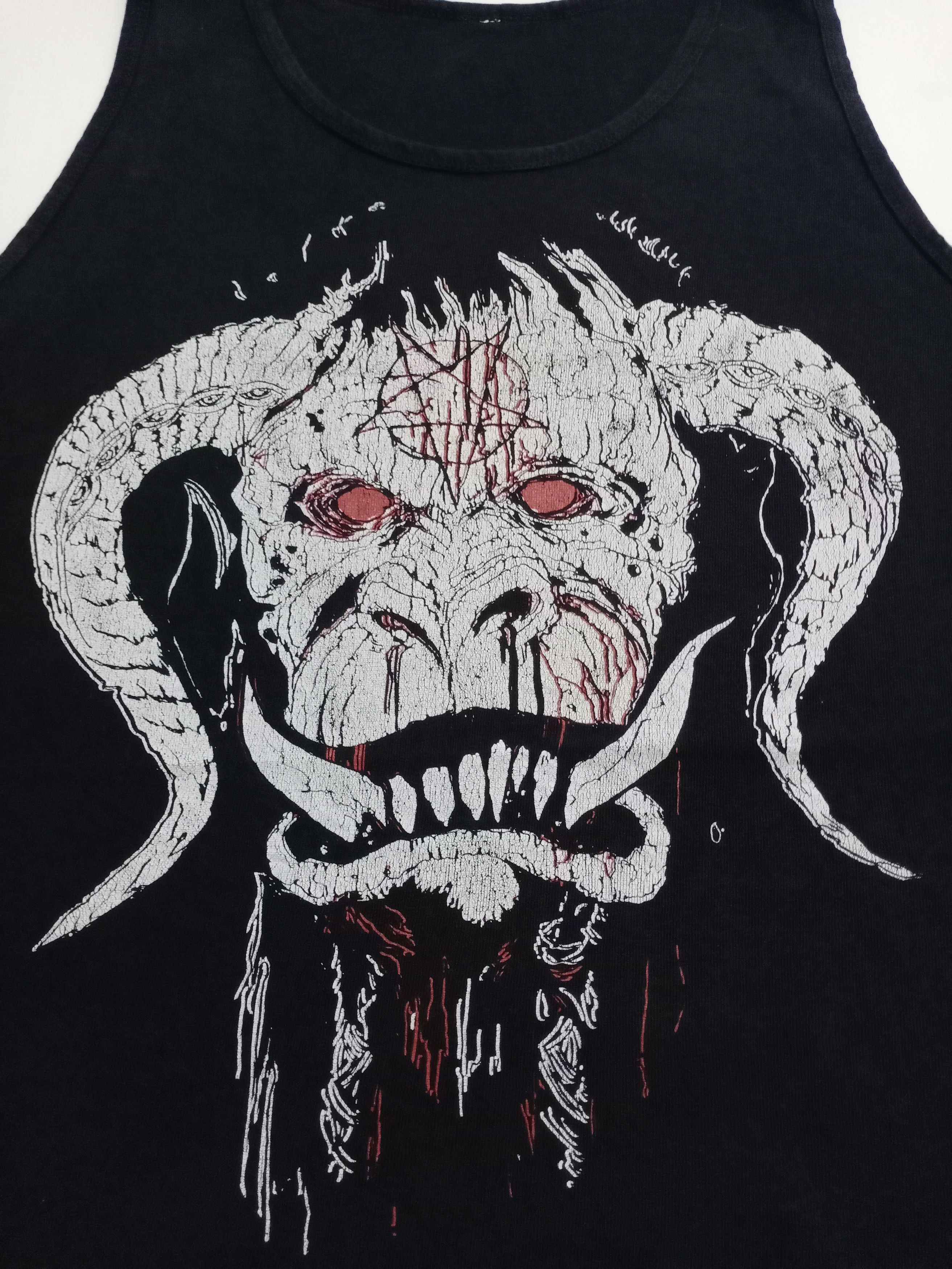 Expert Horror × Vintage Vintage Death Ethic Black Metal Tank Top shirt Size US XL / EU 56 / 4 - 7 Thumbnail