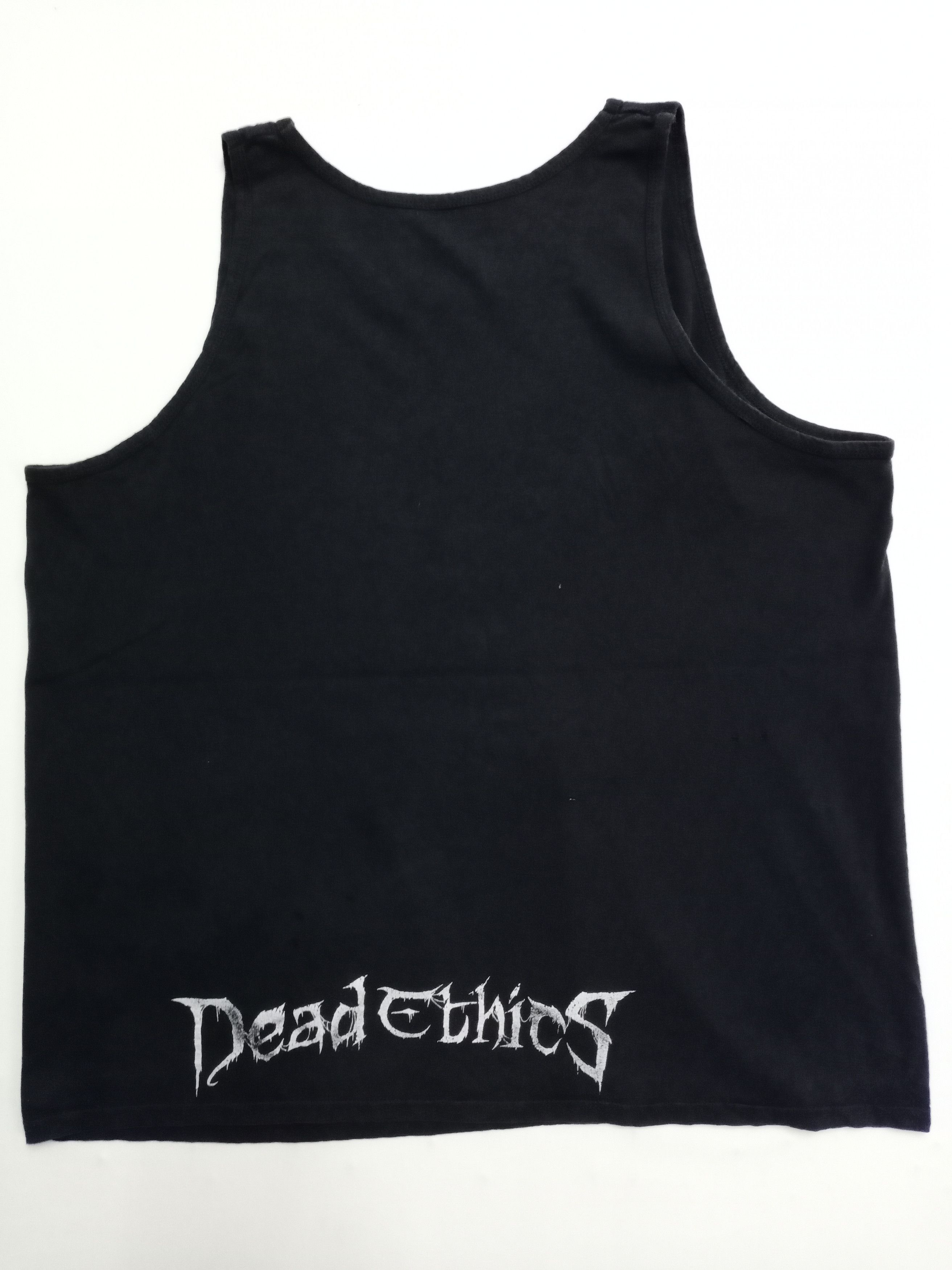 Expert Horror × Vintage Vintage Death Ethic Black Metal Tank Top shirt Size US XL / EU 56 / 4 - 4 Thumbnail