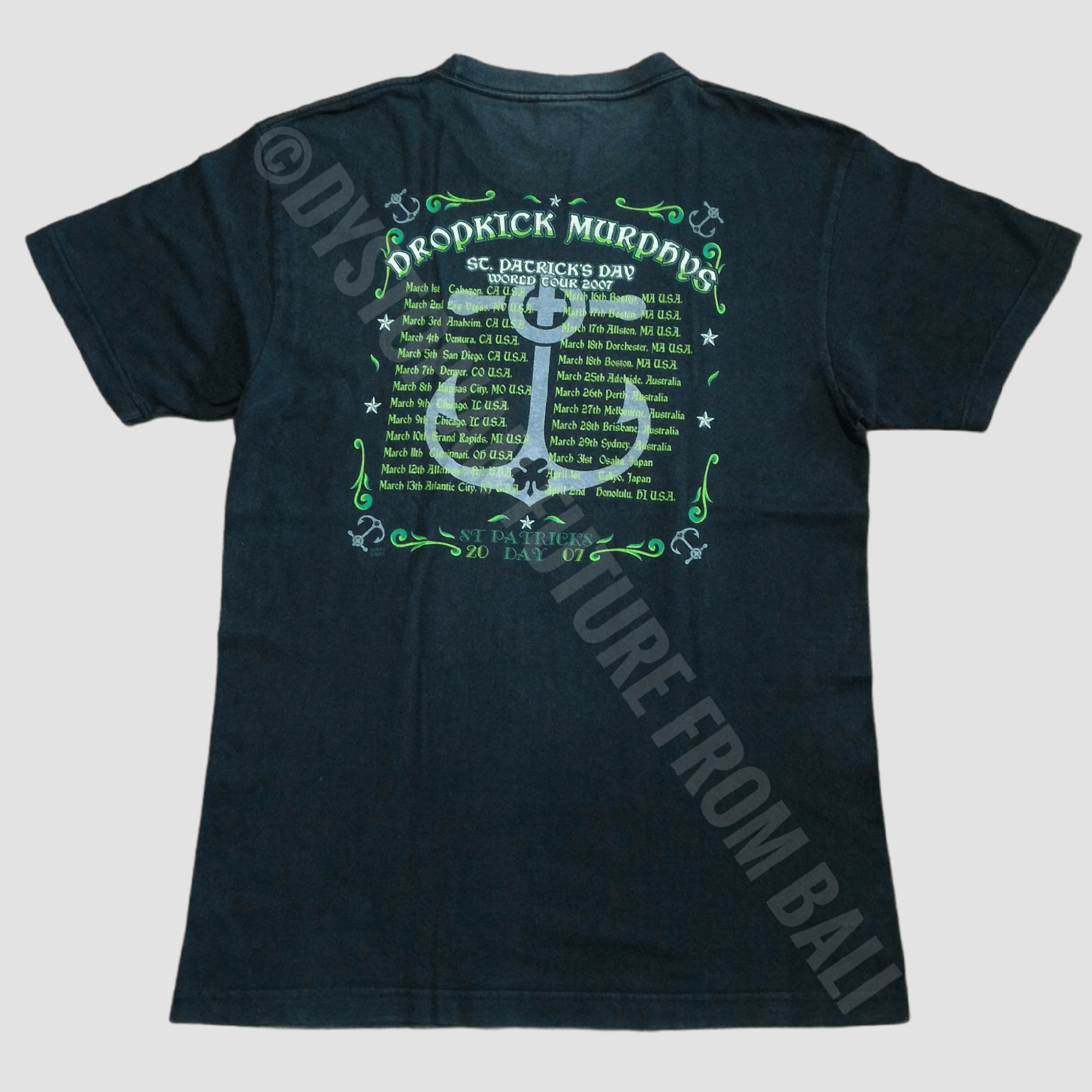 Band Tees Dropkick Murphys - St. Patrick's Day World Tour 2007 Tshirt Size US M / EU 48-50 / 2 - 2 Thumbnail