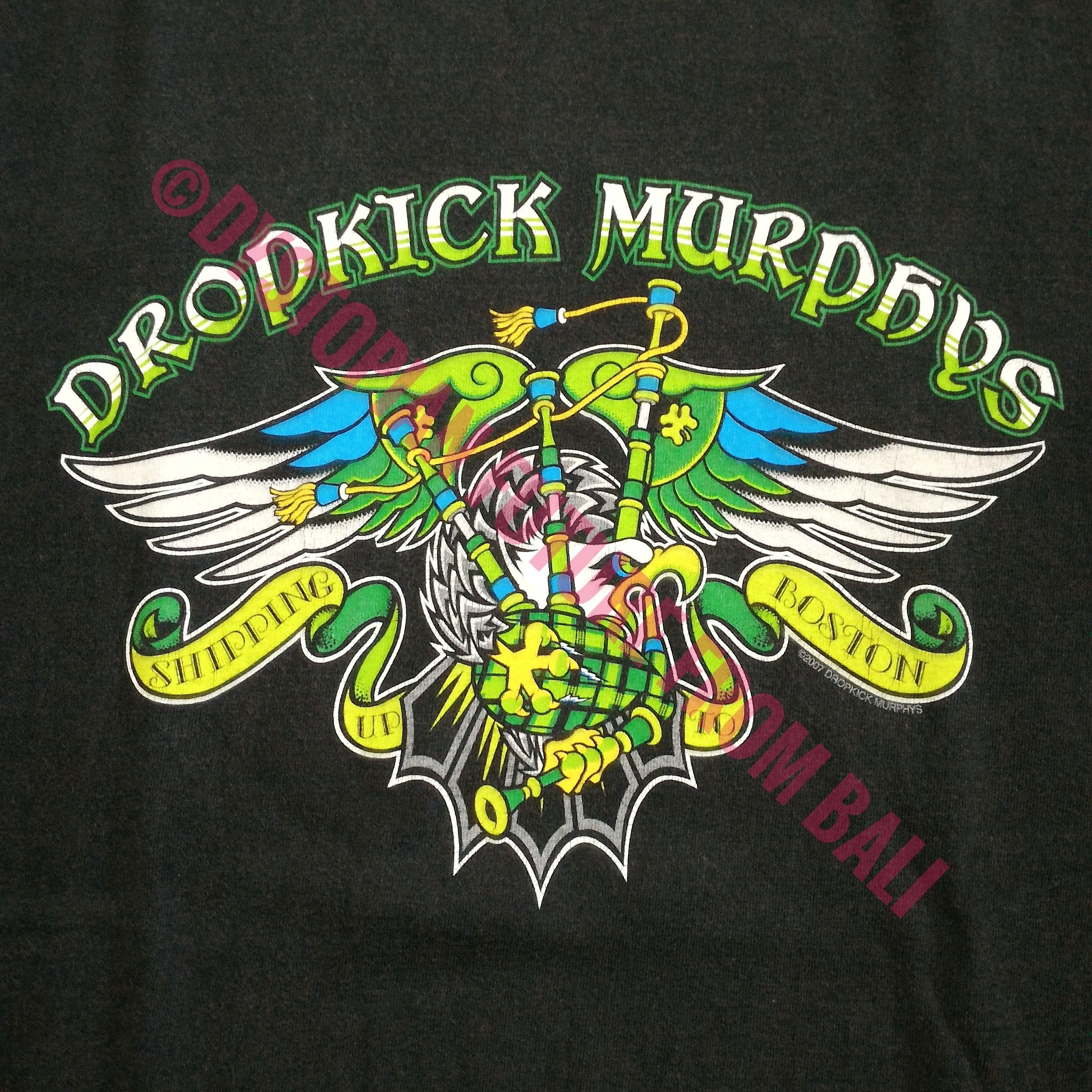 Band Tees Dropkick Murphys - St. Patrick's Day World Tour 2007 Tshirt Size US M / EU 48-50 / 2 - 3 Thumbnail