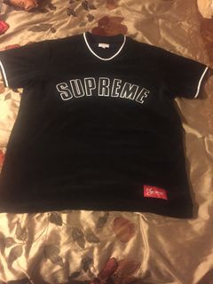 Supreme Yankees Baseball Jersey Black – Solestage