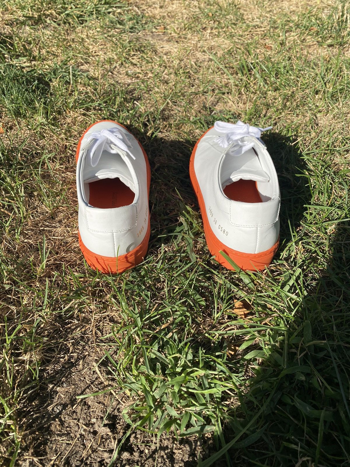 Common Projects Common projects Achilles wmns orange/white Size US 8 / IT 38 - 4 Thumbnail