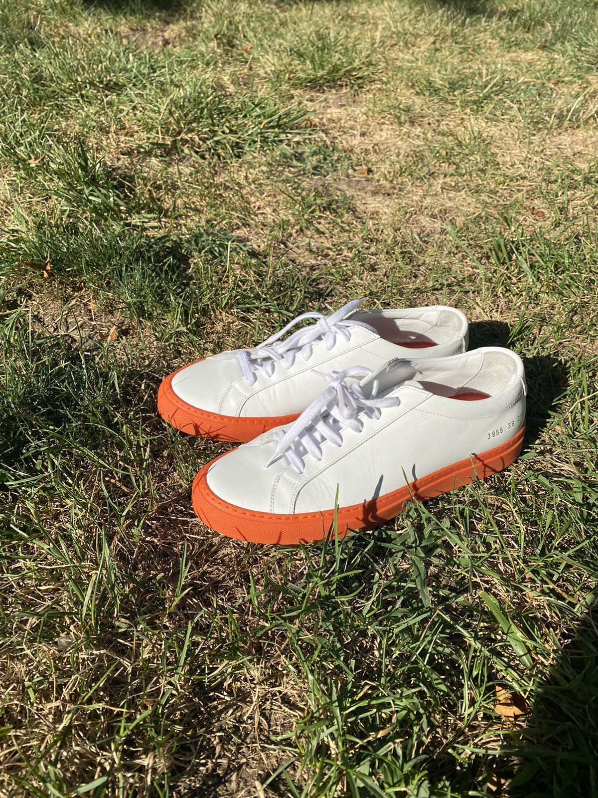 Common Projects Common projects Achilles wmns orange/white Size US 8 / IT 38 - 3 Thumbnail