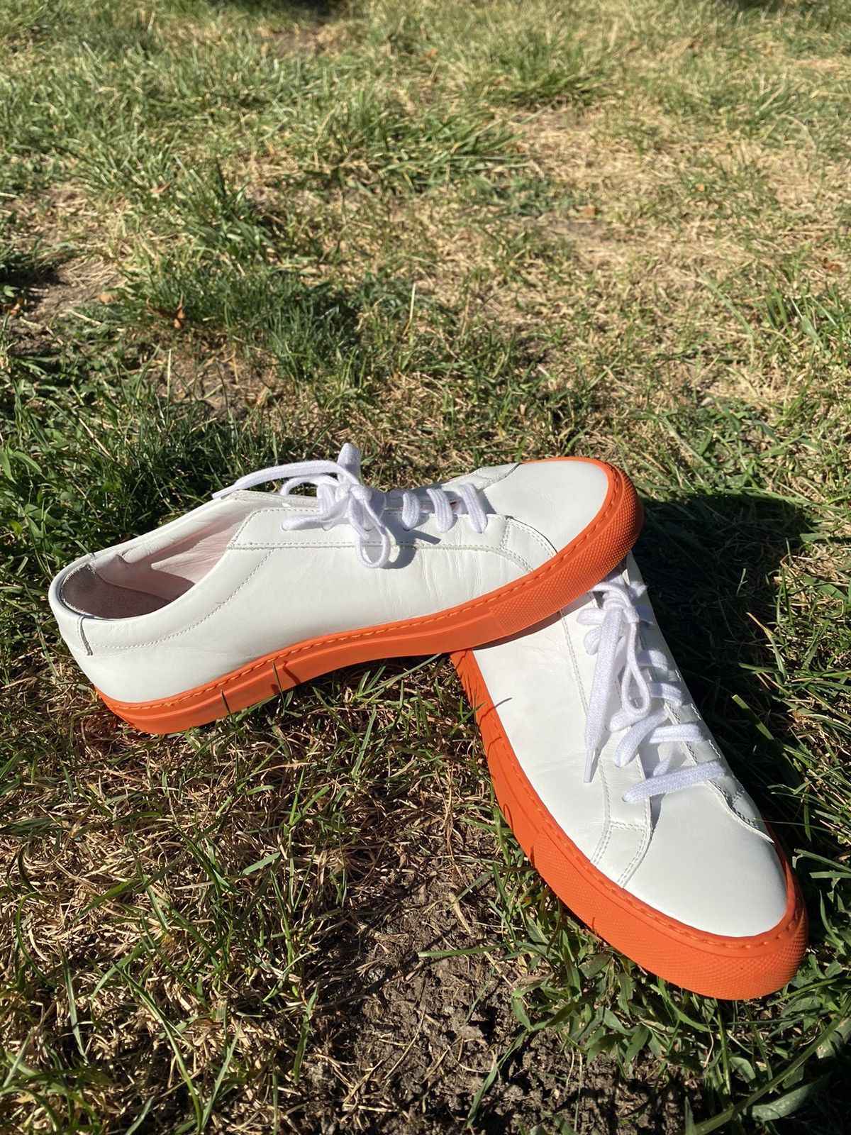 Common Projects Common projects Achilles wmns orange/white Size US 8 / IT 38 - 1 Thumbnail