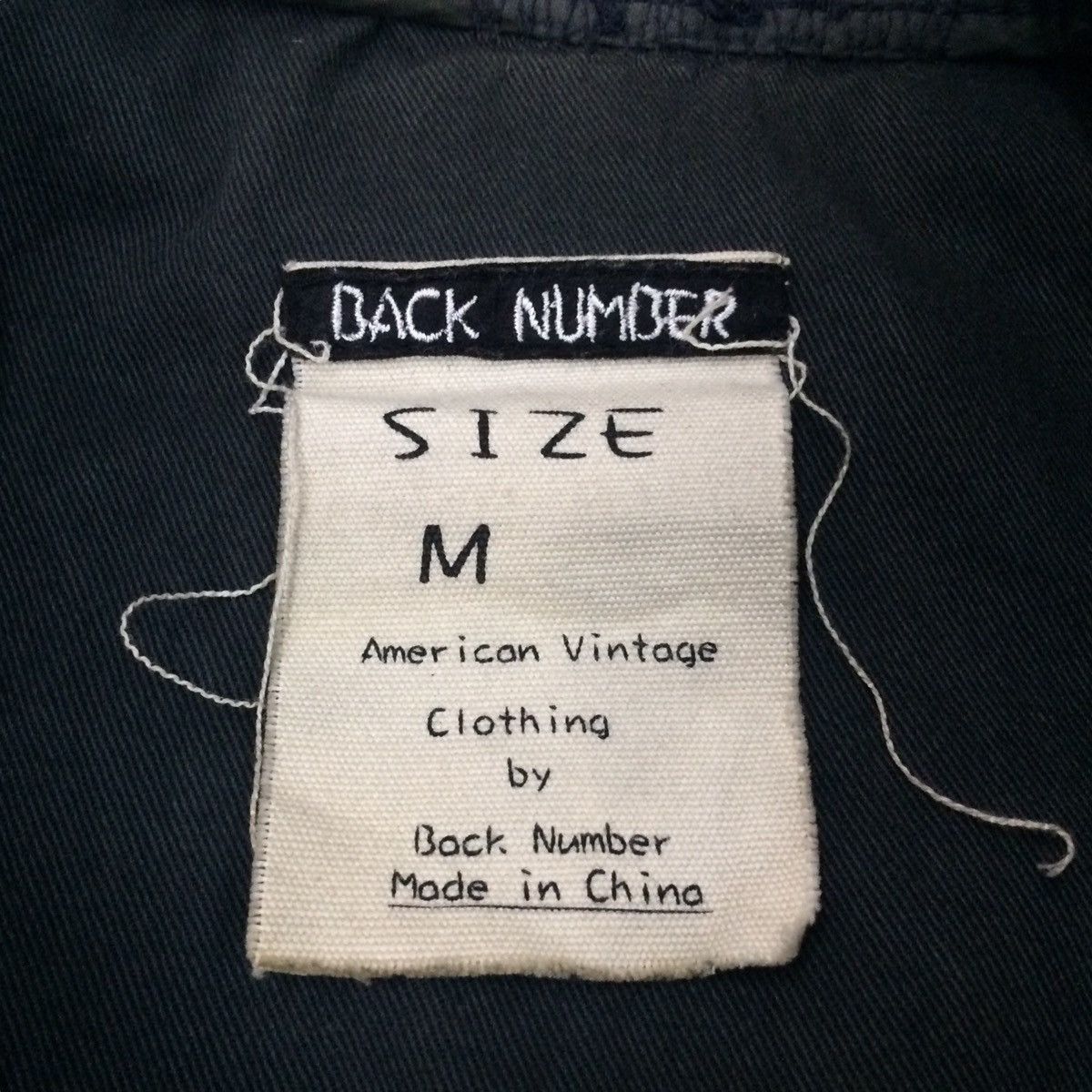 Back Number by American Clothing disressed patchwork jacket