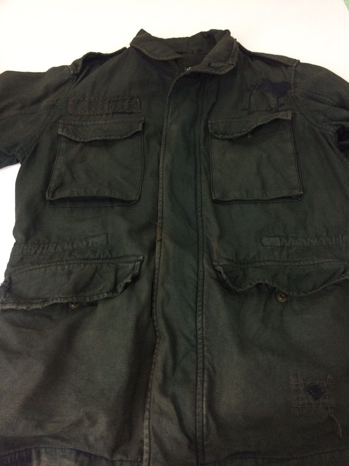 Back Number by American Clothing disressed patchwork jacket