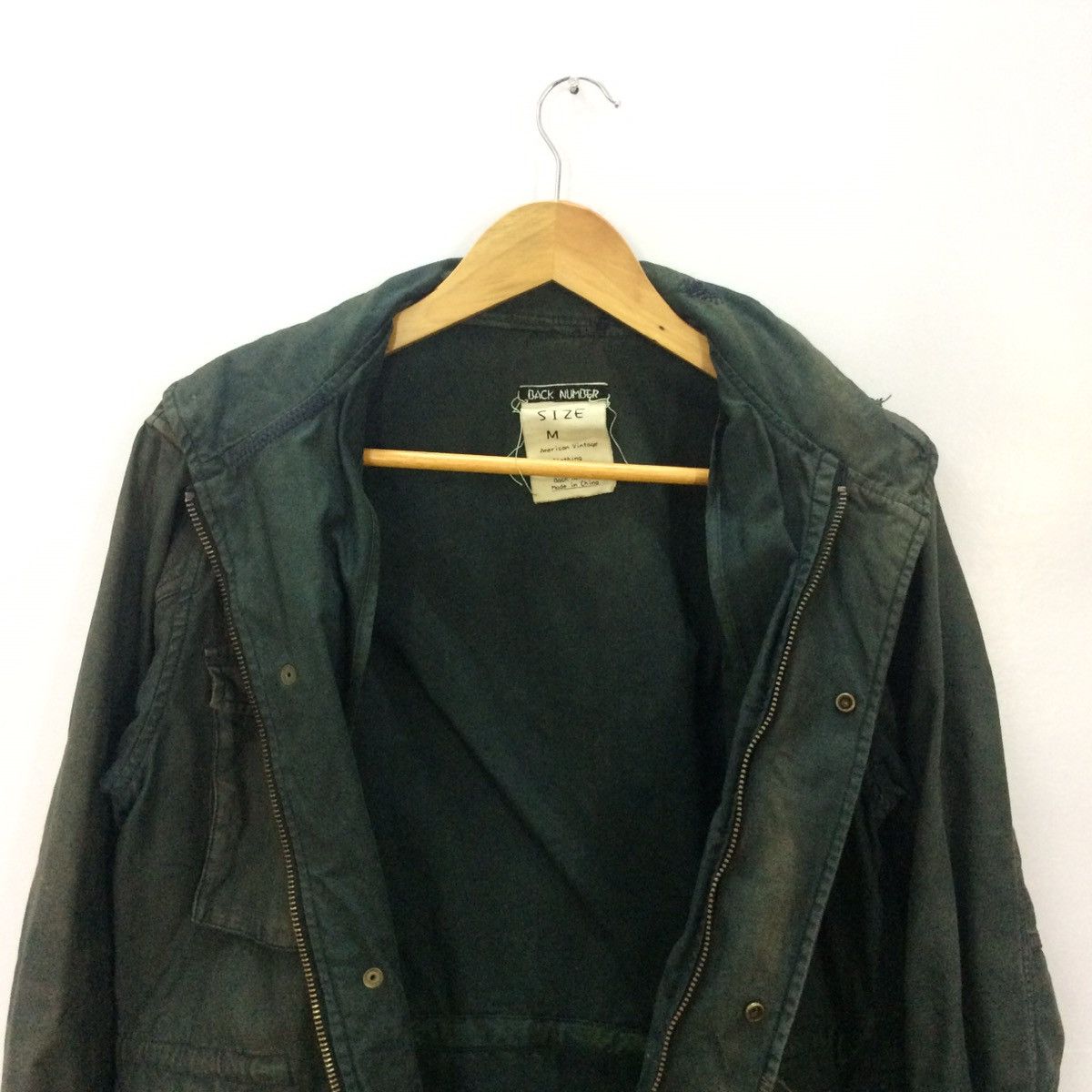 Back Number by American Clothing disressed patchwork jacket