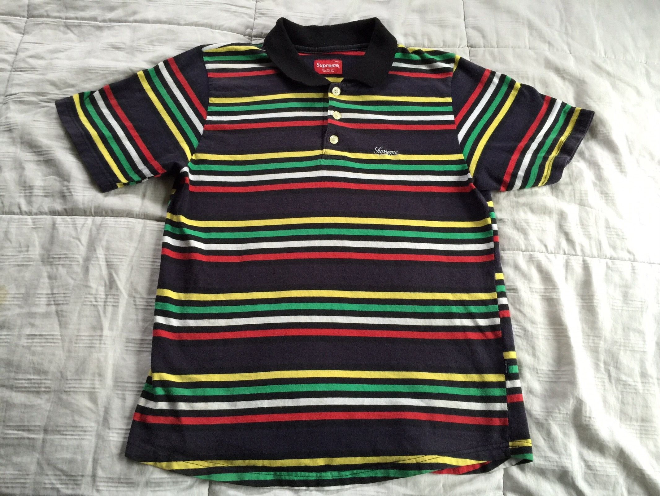 Supreme 2005 Made in Japan Striped Rugby Polo Shirt Size US L / EU 52-54 / 3 - 2 Preview