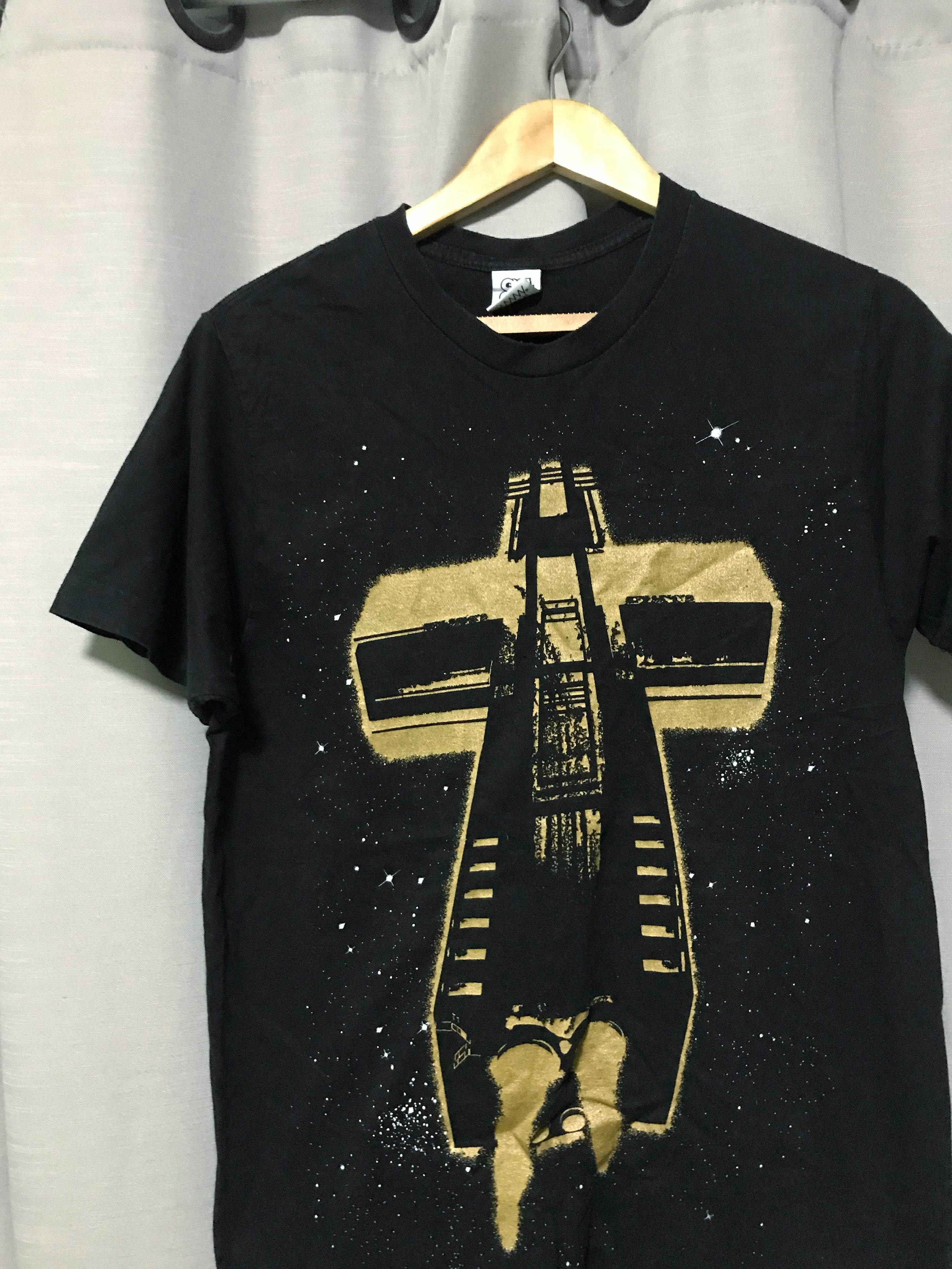 Band Tees Justice Cross Spaceship tee | Grailed