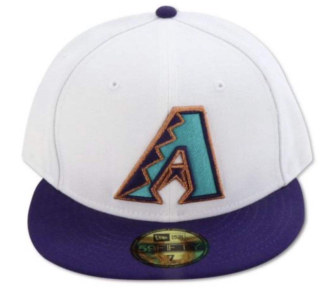 New Era Crown Champs Arizona Diamondbacks 59/50 Fitted Hat (60243478) Purple / 7 1/8