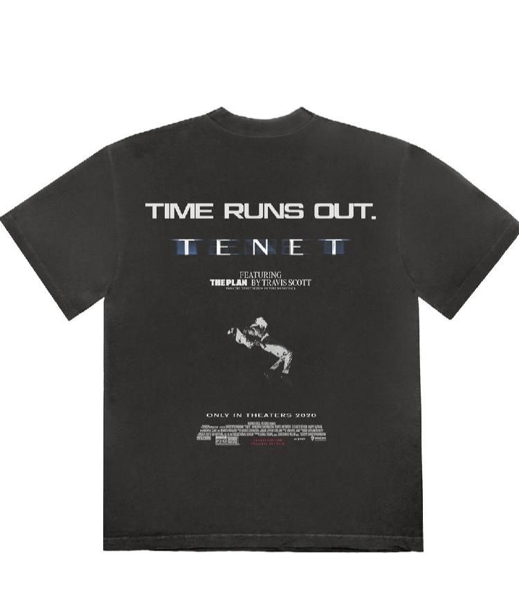 Travis Scott Travis Scott Cactus Jack for Tenet T-Shirt Gray | Grailed