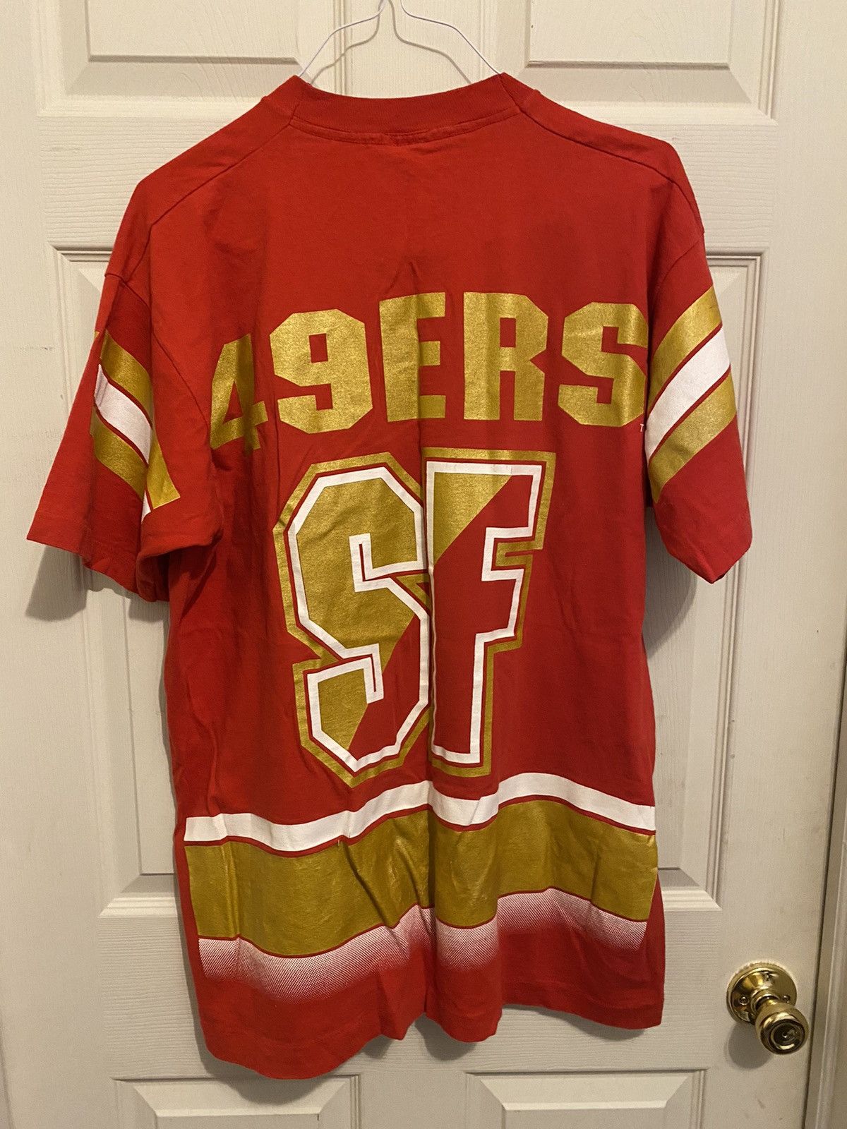 NFL Vintage 1994 San Francisco 49ers Salem T-Shirt Size US XL / EU 56 / 4 - 2 Thumbnail