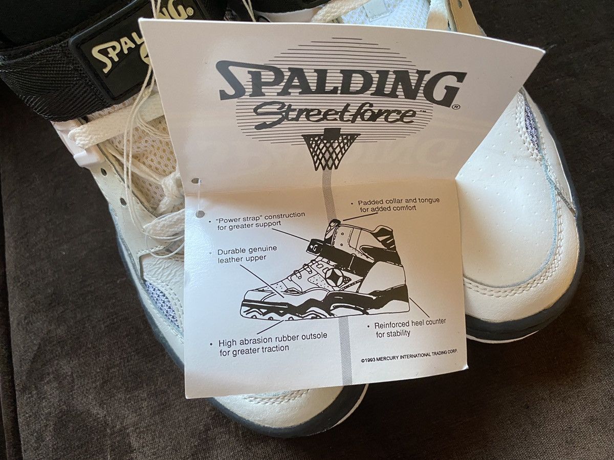Spalding 1993 Spalding Streetforce Hi-Top Sneaker Size US 9.5 / EU 42-43 - 4 Thumbnail