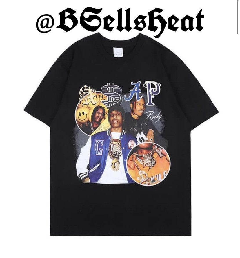 Asap Rocky Deadstock ASAP ROCKY Graphic Rap Tee | Grailed
