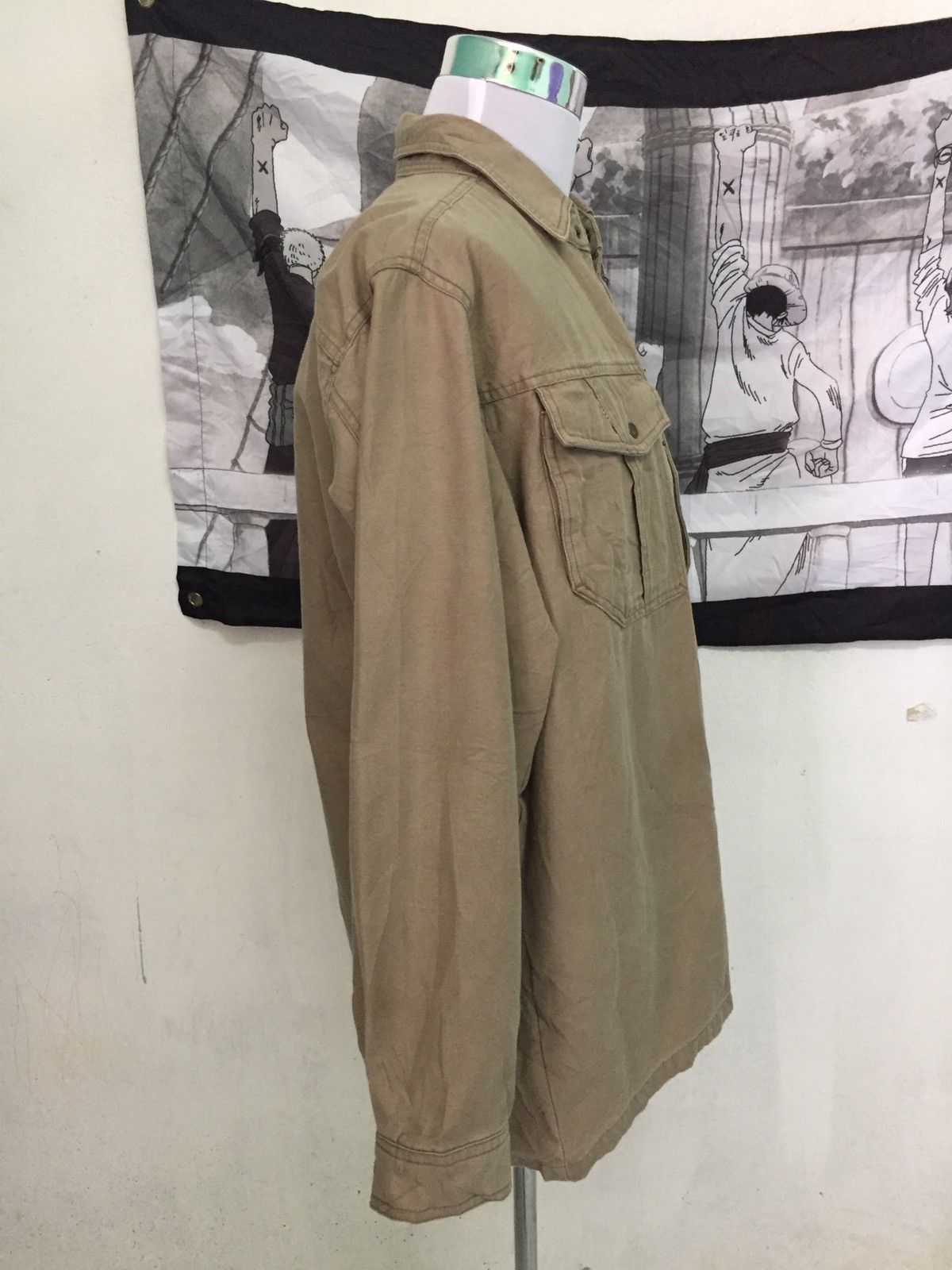Japanese Brand Long Sleeve Snap Button Size US L / EU 52-54 / 3 - 5 Thumbnail
