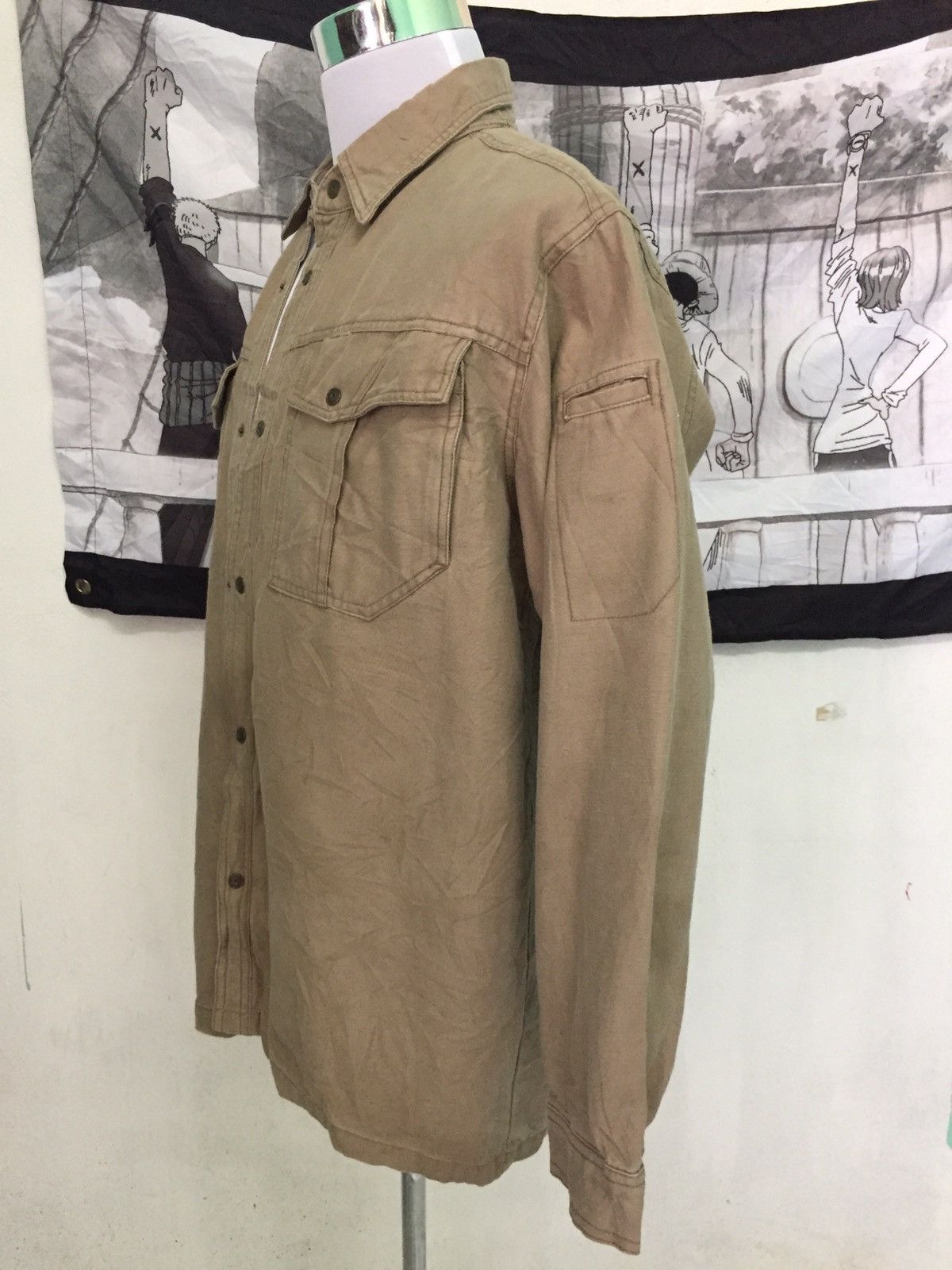 Japanese Brand Long Sleeve Snap Button Size US L / EU 52-54 / 3 - 3 Thumbnail