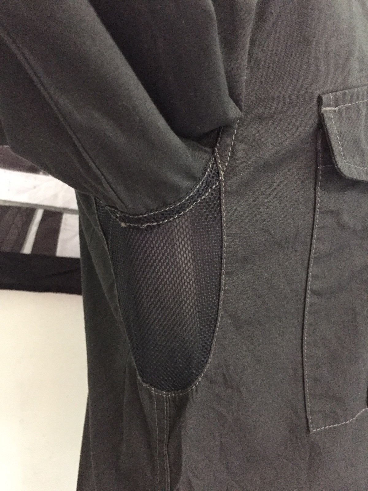Japanese Brand Black Long Sleeve Button Up Mesh Under Pit Size US L / EU 52-54 / 3 - 6 Thumbnail