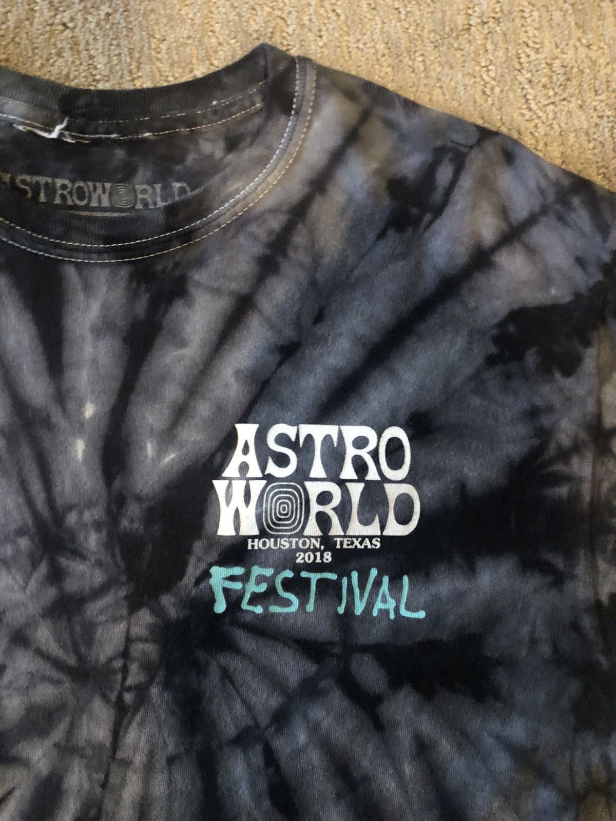 Houston Texas Astro world Travis Scott pop store corn t-shirt