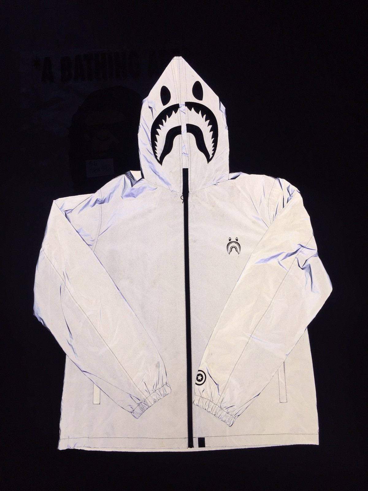 Bape BAPE 3M Reflective Shark Jacket Size US XXL / EU 58 / 5 - 9 Preview