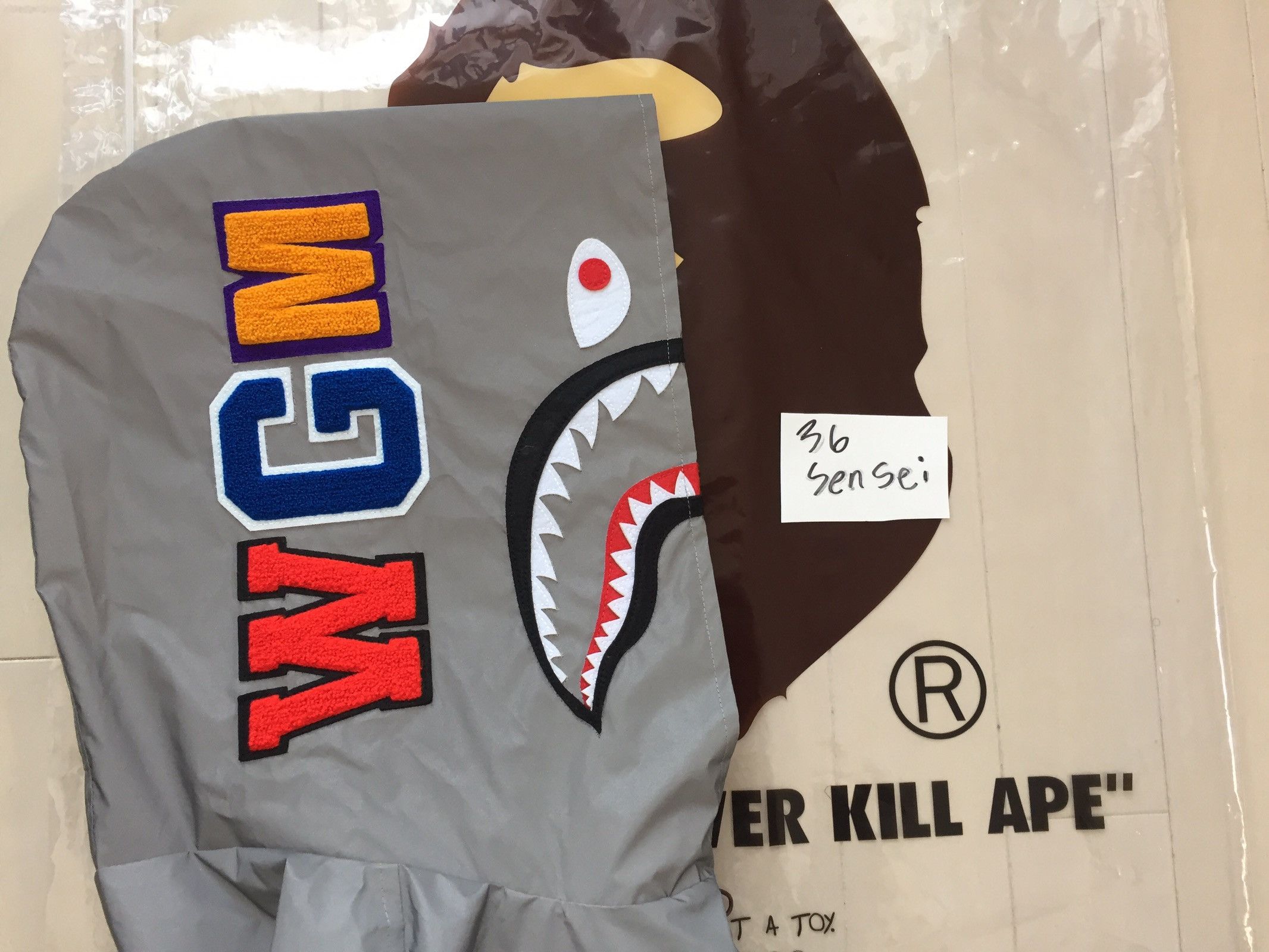 Bape BAPE 3M Reflective Shark Jacket Size US XXL / EU 58 / 5 - 4 Thumbnail