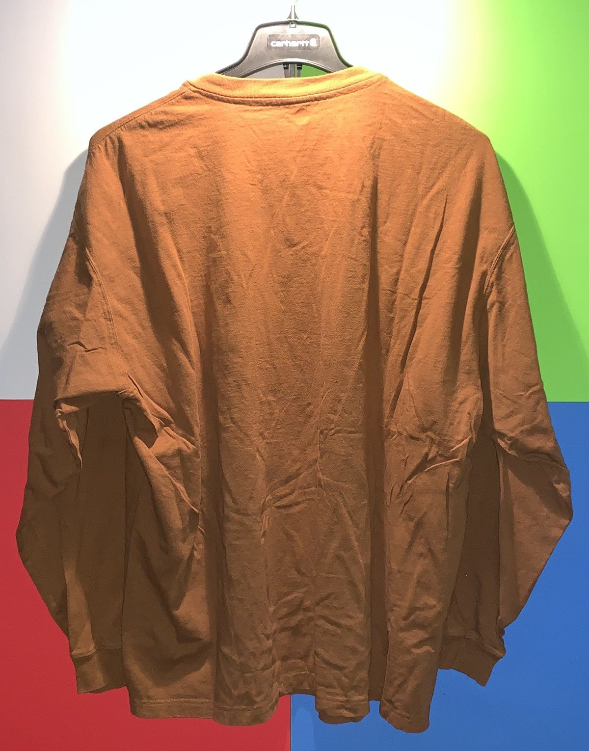 Carhartt × Vintage Carhartt Burnt Orange Longsleeve Size US XL / EU 56 / 4 - 3 Thumbnail