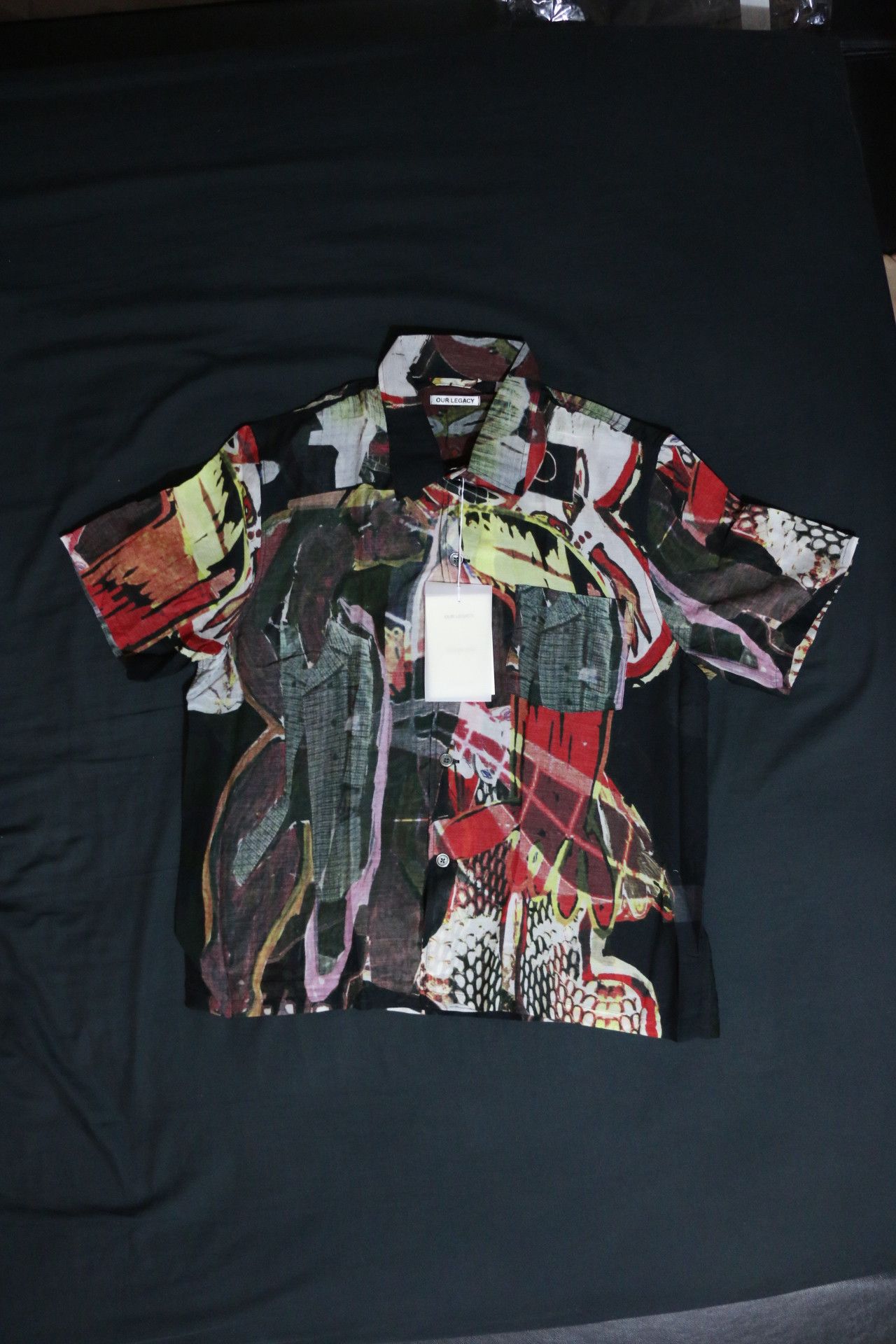 Our Legacy Box Shortsleeve Peace Crowd Shirt | Grailed