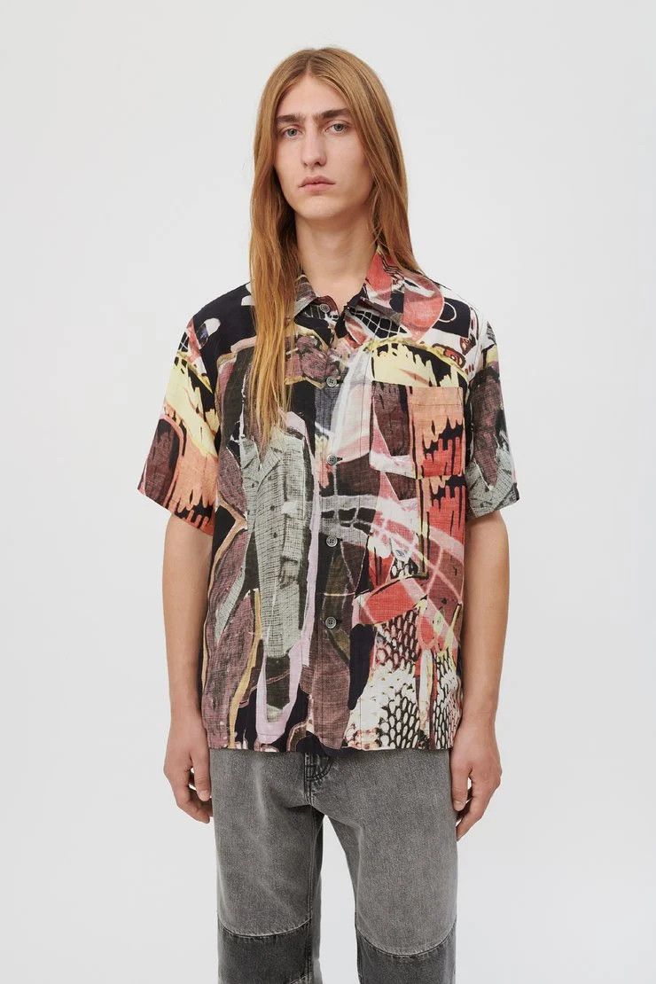 トップス SHORT SLEEVE SQUARE SHIRT, Peace Crowd Our Legacy Our Legacy Box Shirt Peace Crowd | Grailed