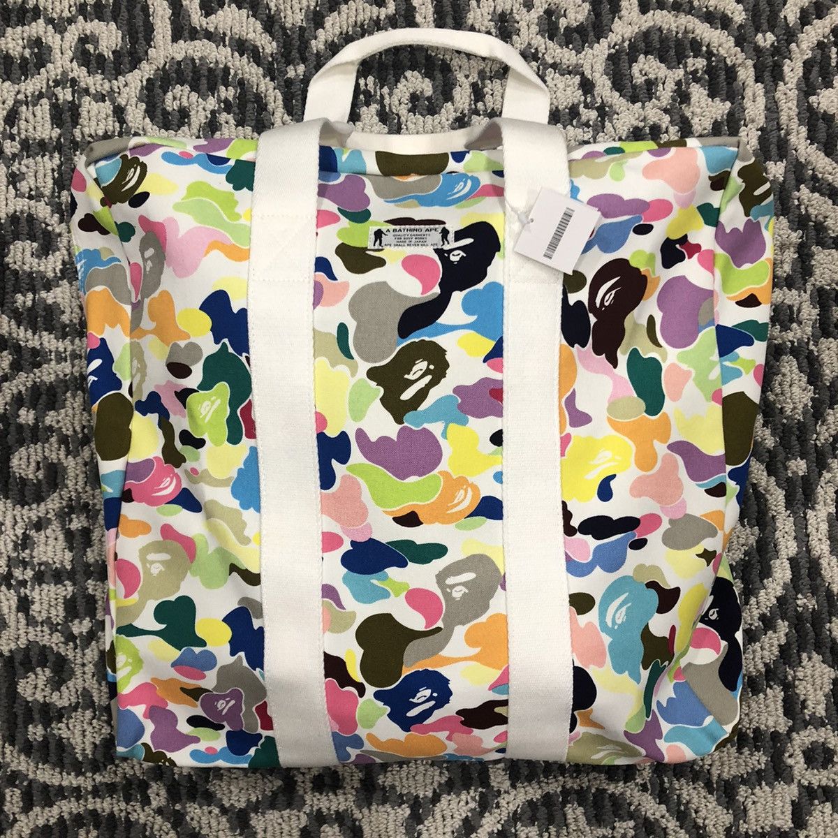 Bape Bape Multi Color Camo Duffle Bag | Grailed