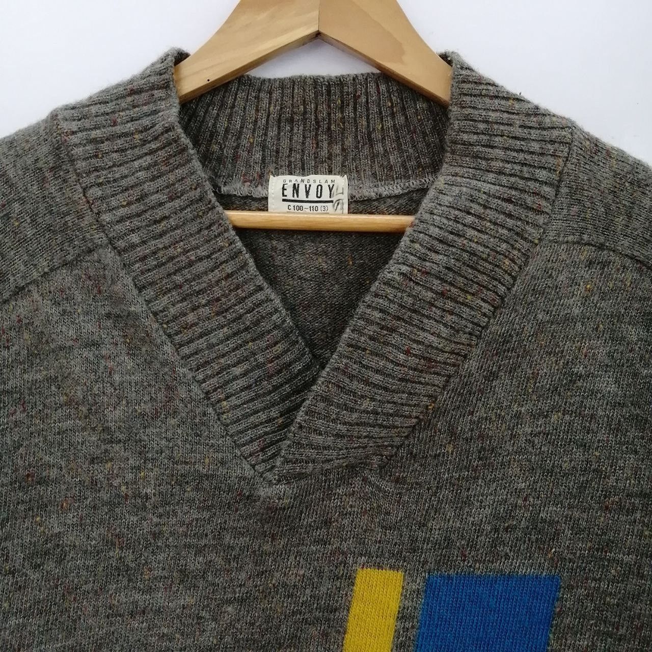 Grand Slam × Japanese Brand × Vintage 🔥 Vintage GRANDSLAM MUNSINGWEAR WOOL Sweatshirts Size US L / EU 52-54 / 3 - 2 Thumbnail