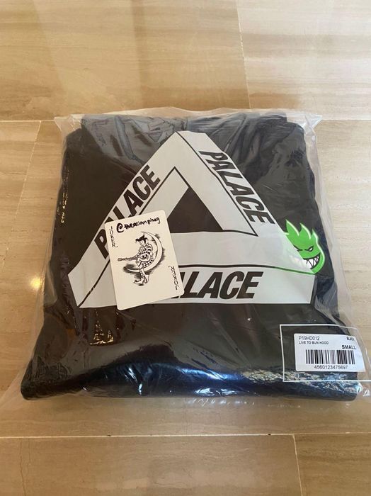 Palace Palace Spitfire Live To Bun Hood Black | Grailed