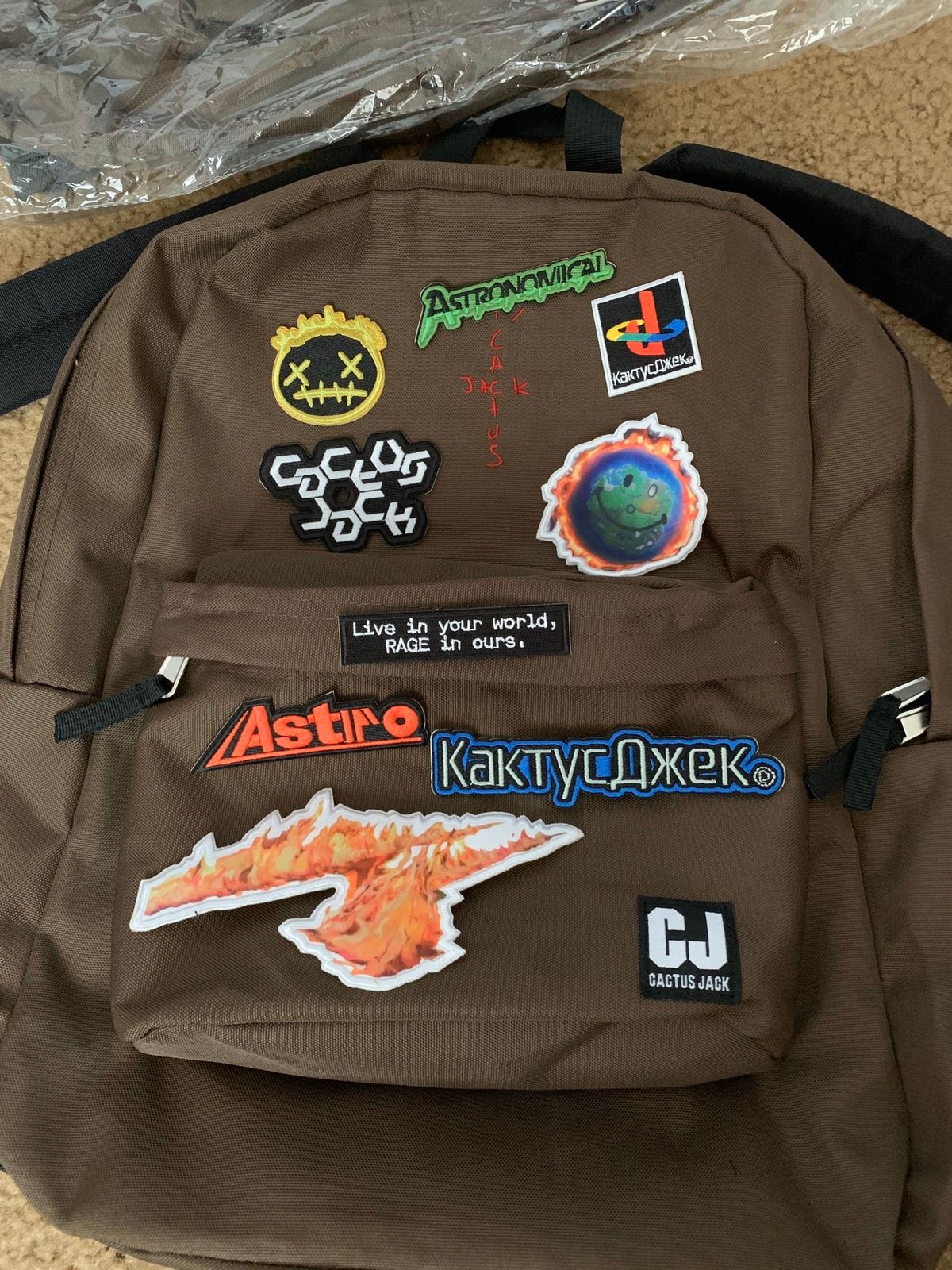 Travis Scott Astronomical Backpack Patch Set
