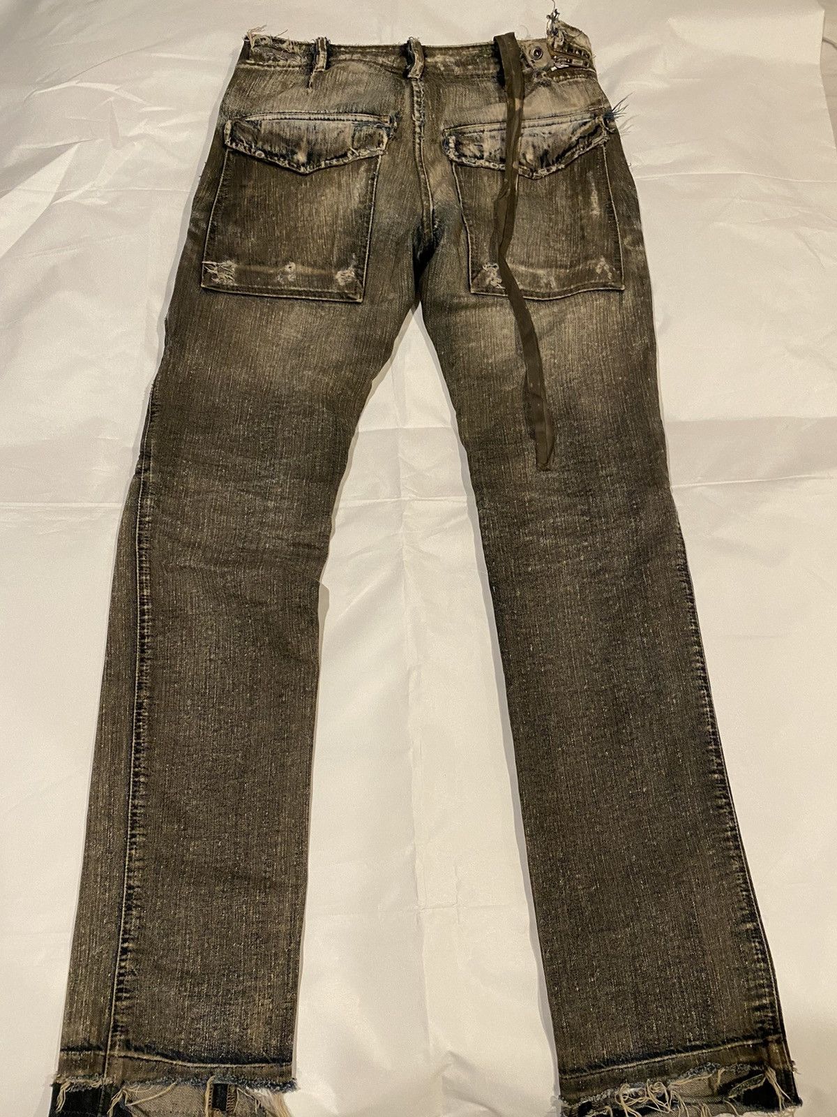 Olmar and Mirta Rick Owens Air Cut Jeans