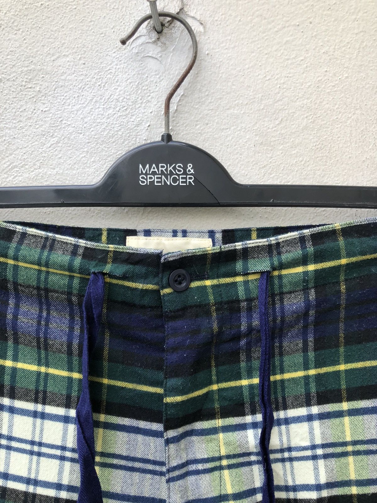 Beams Plus Beams Boy Japan Drawstring Waist Checkered Cropped Trouser Size US 31 - 3 Thumbnail