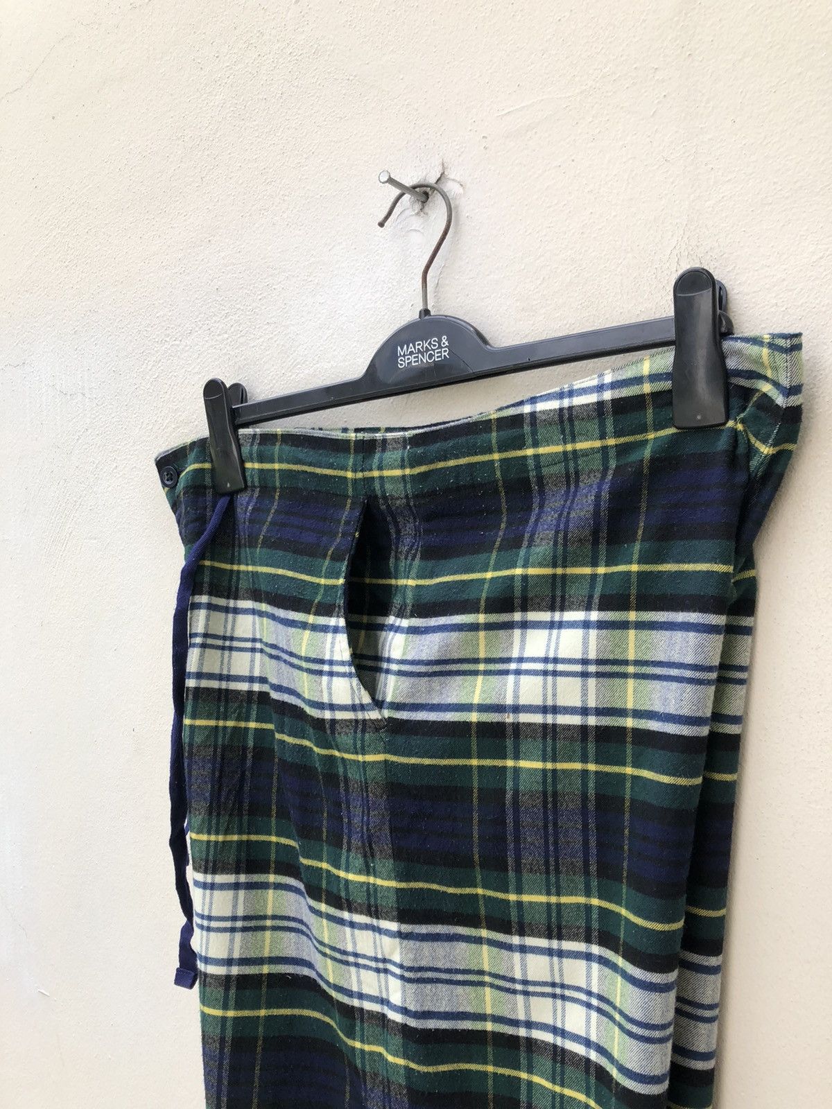Beams Plus Beams Boy Japan Drawstring Waist Checkered Cropped Trouser Size US 31 - 9 Thumbnail