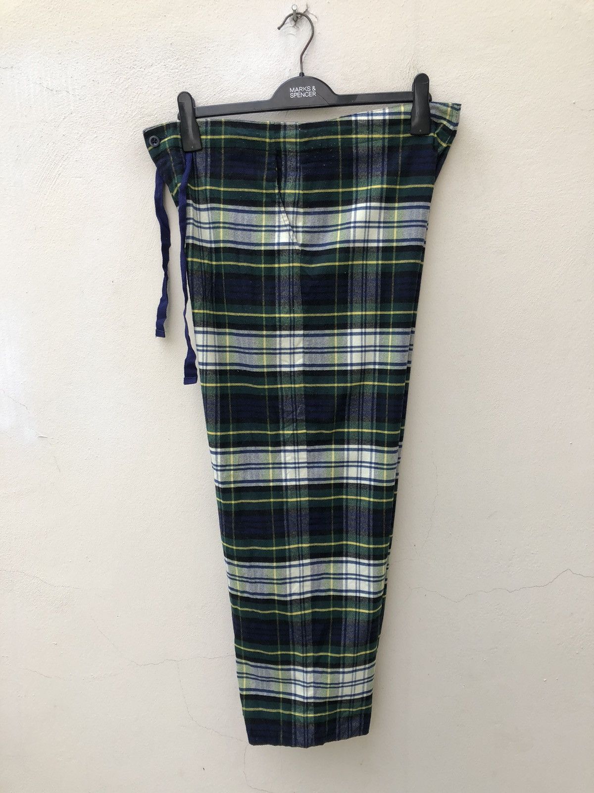Beams Plus Beams Boy Japan Drawstring Waist Checkered Cropped Trouser Size US 31 - 8 Thumbnail