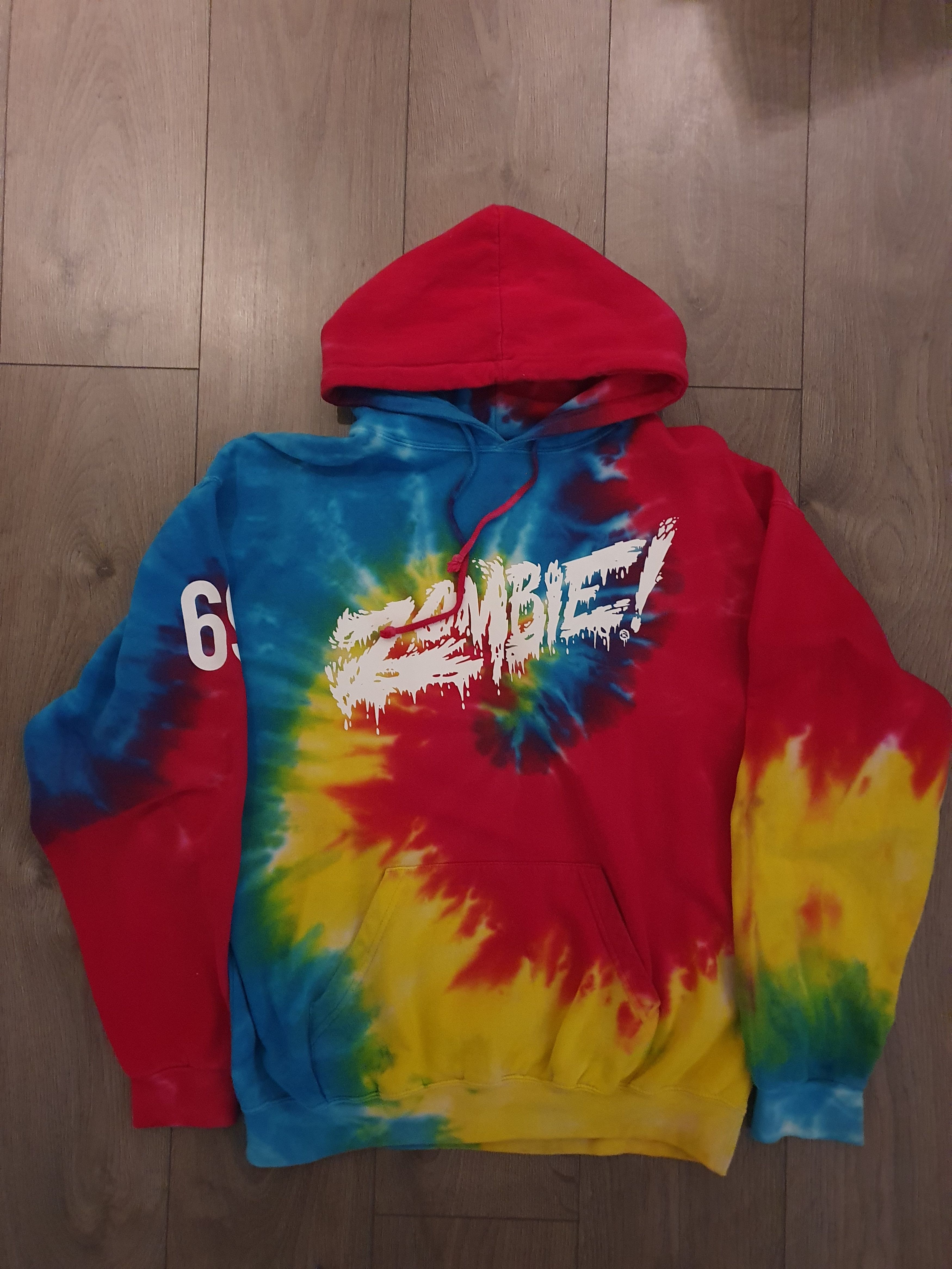 FLATBUSH ZOMBIES LA FAMILIA TRI-DIP outlet PULLOVER HOOD