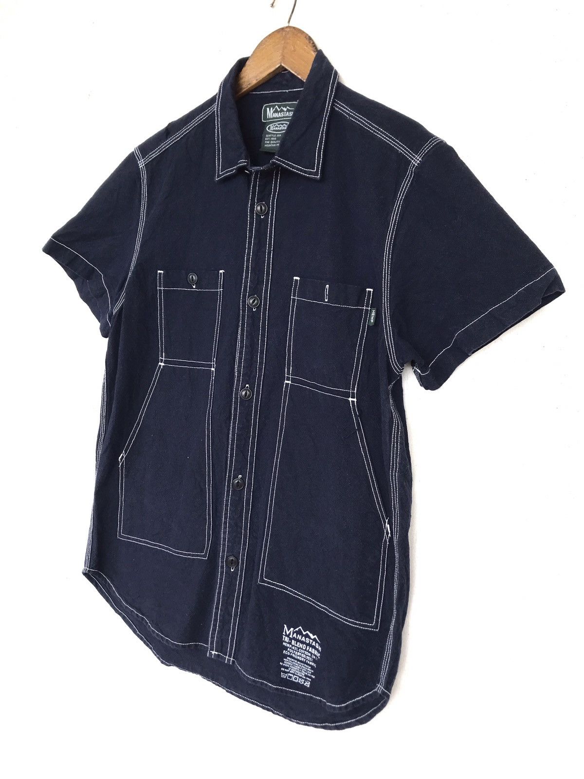 Manastash Tri-Blends Fabric Button ups workwear 4 pokets Size US M / EU 48-50 / 2 - 1 Thumbnail