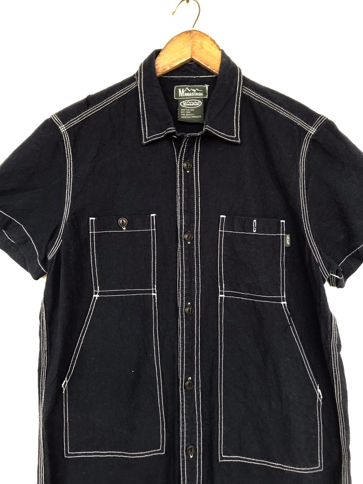 Manastash Tri-Blends Fabric Button ups workwear 4 pokets Size US M / EU 48-50 / 2 - 3 Thumbnail