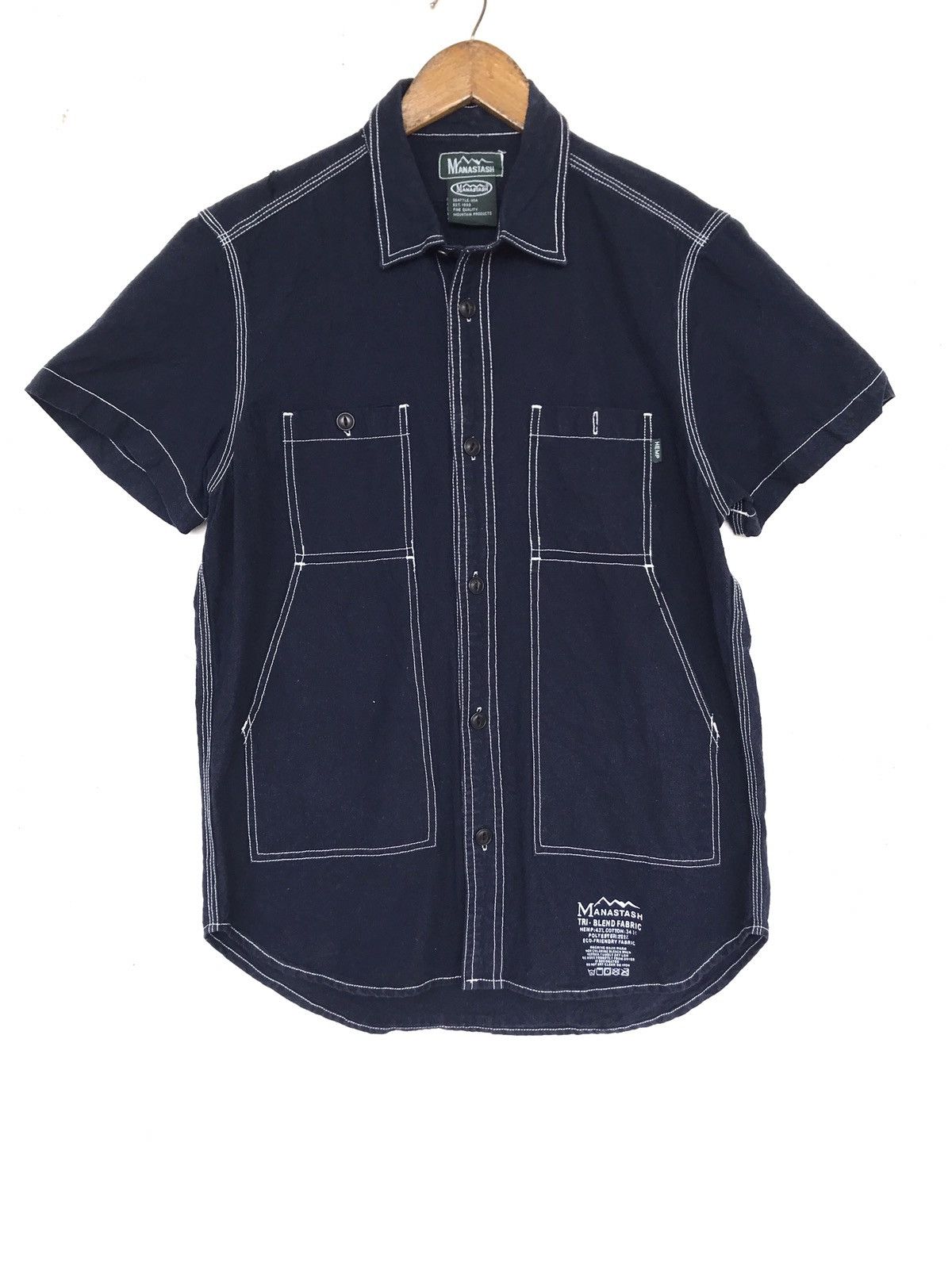 Manastash Tri-Blends Fabric Button ups workwear 4 pokets Size US M / EU 48-50 / 2 - 2 Thumbnail