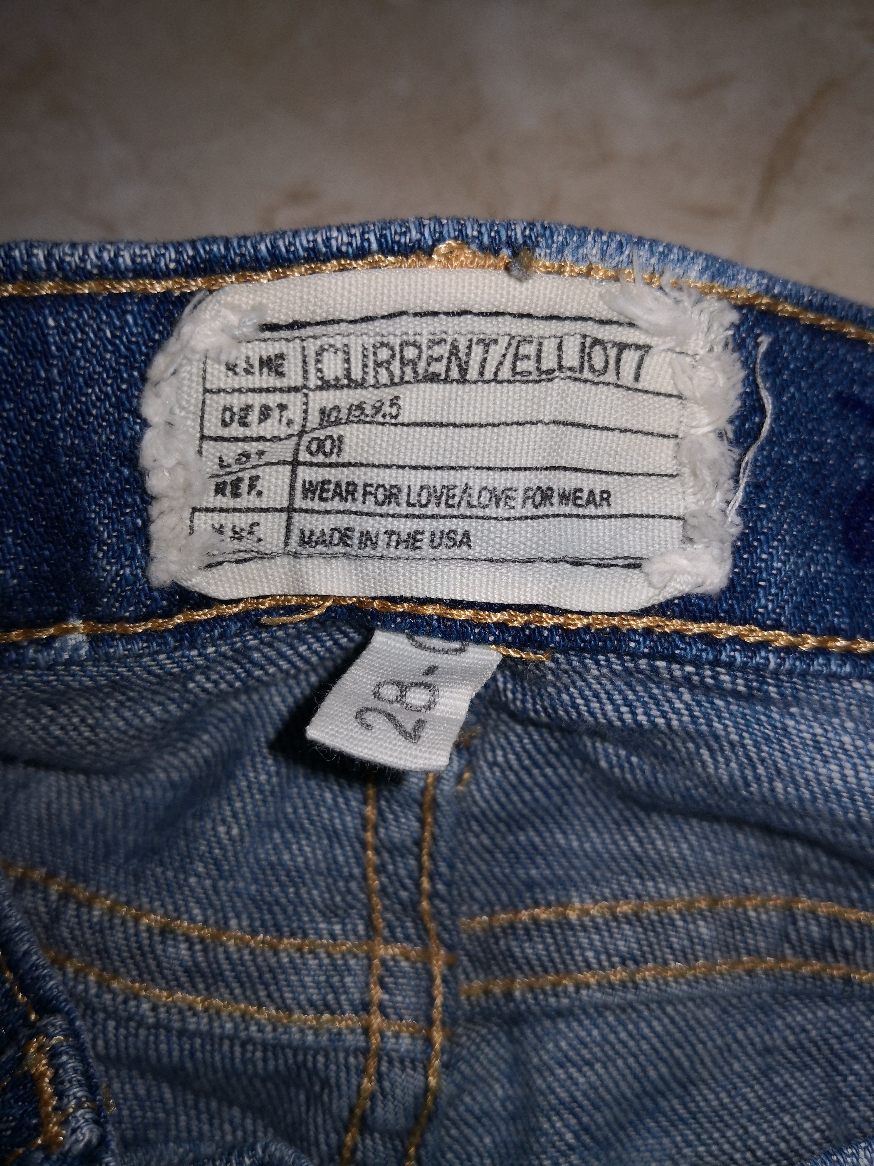 Current/Elliot × Designer Current Elliot x distressed x Star x lady Jeans Size US 32 / EU 48 - 9 Thumbnail