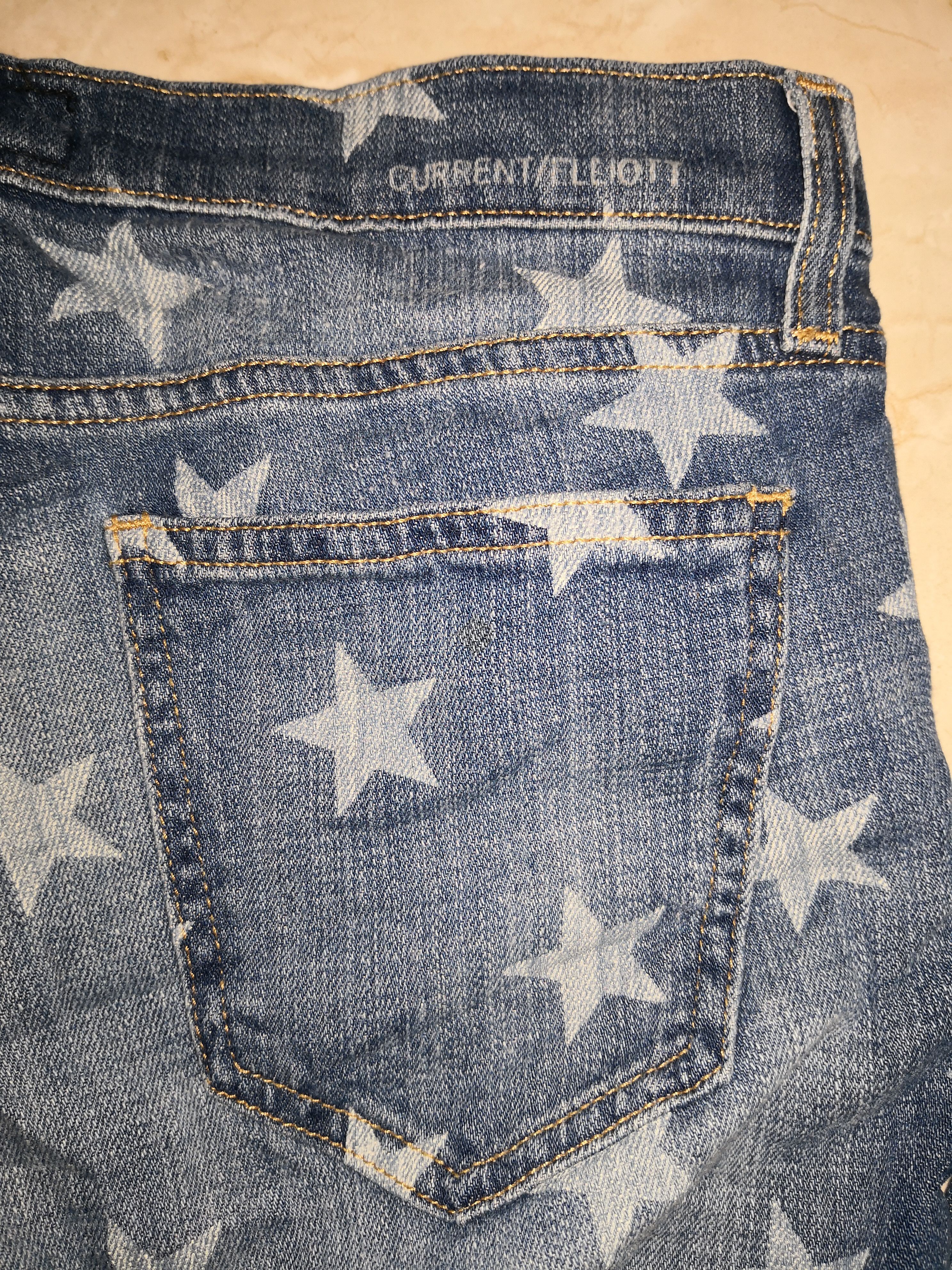 Current/Elliot × Designer Current Elliot x distressed x Star x lady Jeans Size US 32 / EU 48 - 8 Thumbnail