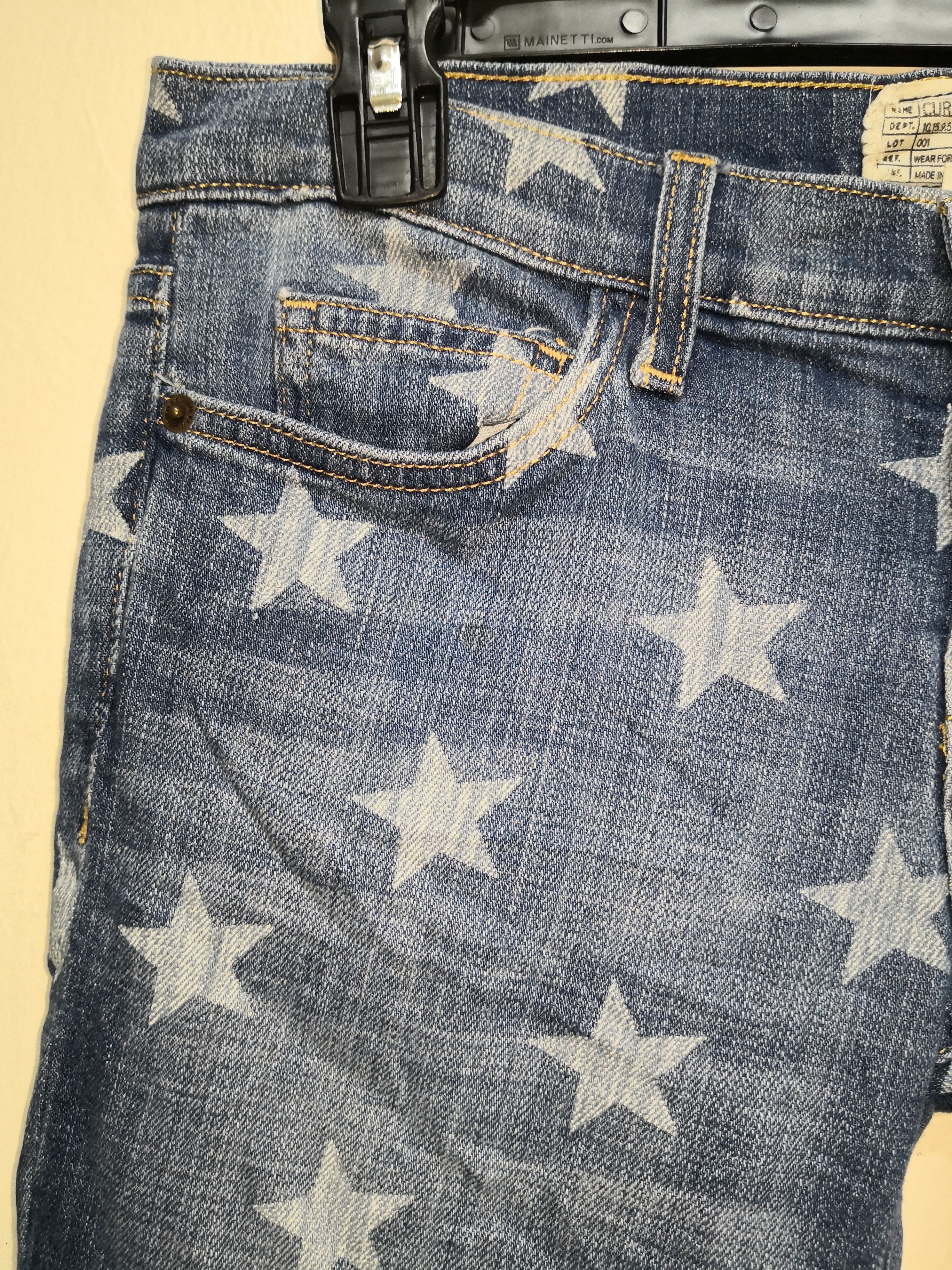 Current/Elliot × Designer Current Elliot x distressed x Star x lady Jeans Size US 32 / EU 48 - 6 Thumbnail